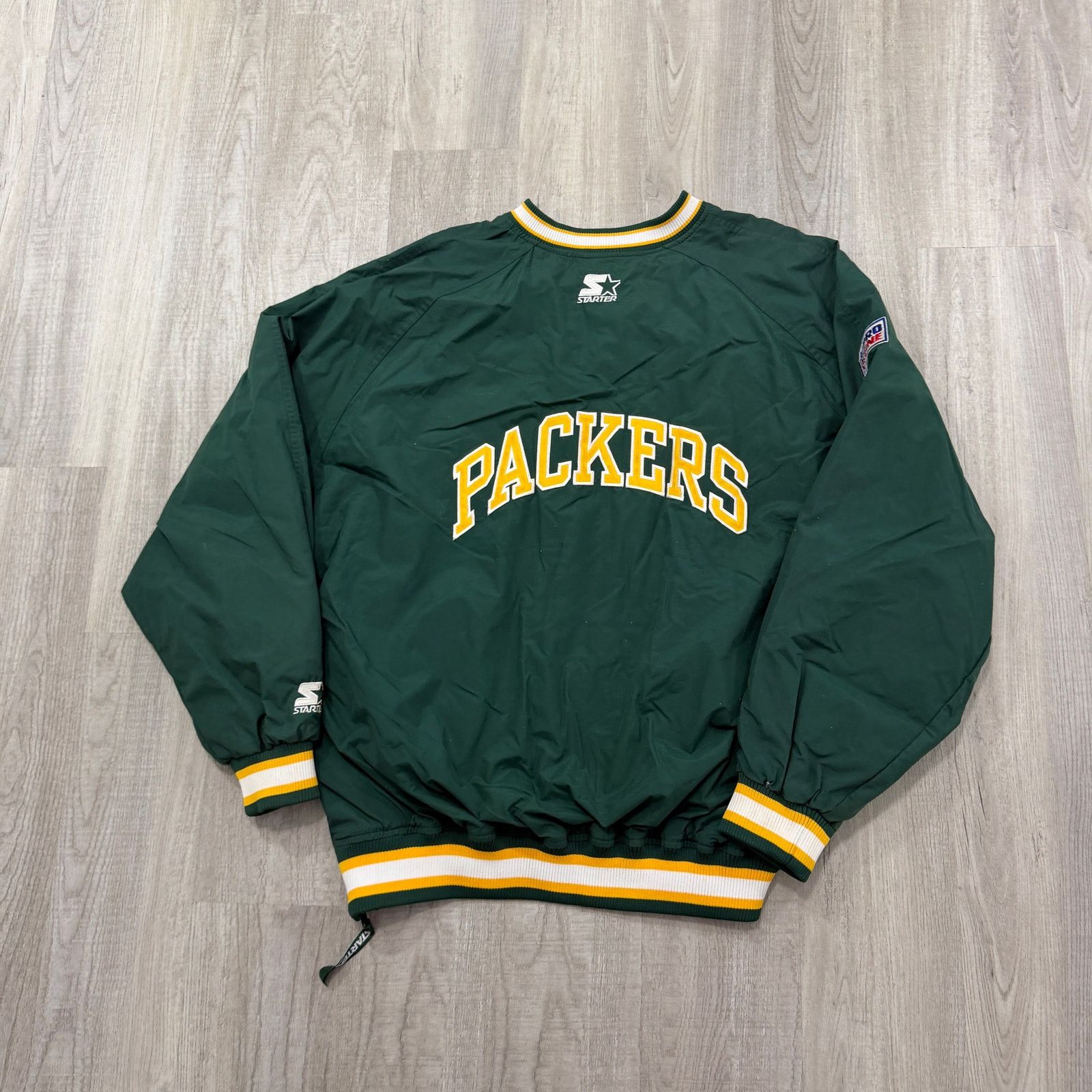 Vintage Vintage Starter Pro Line Green Bay Packers Pullover Jacket Size US XXL / EU 58 / 5 - 7 Thumbnail