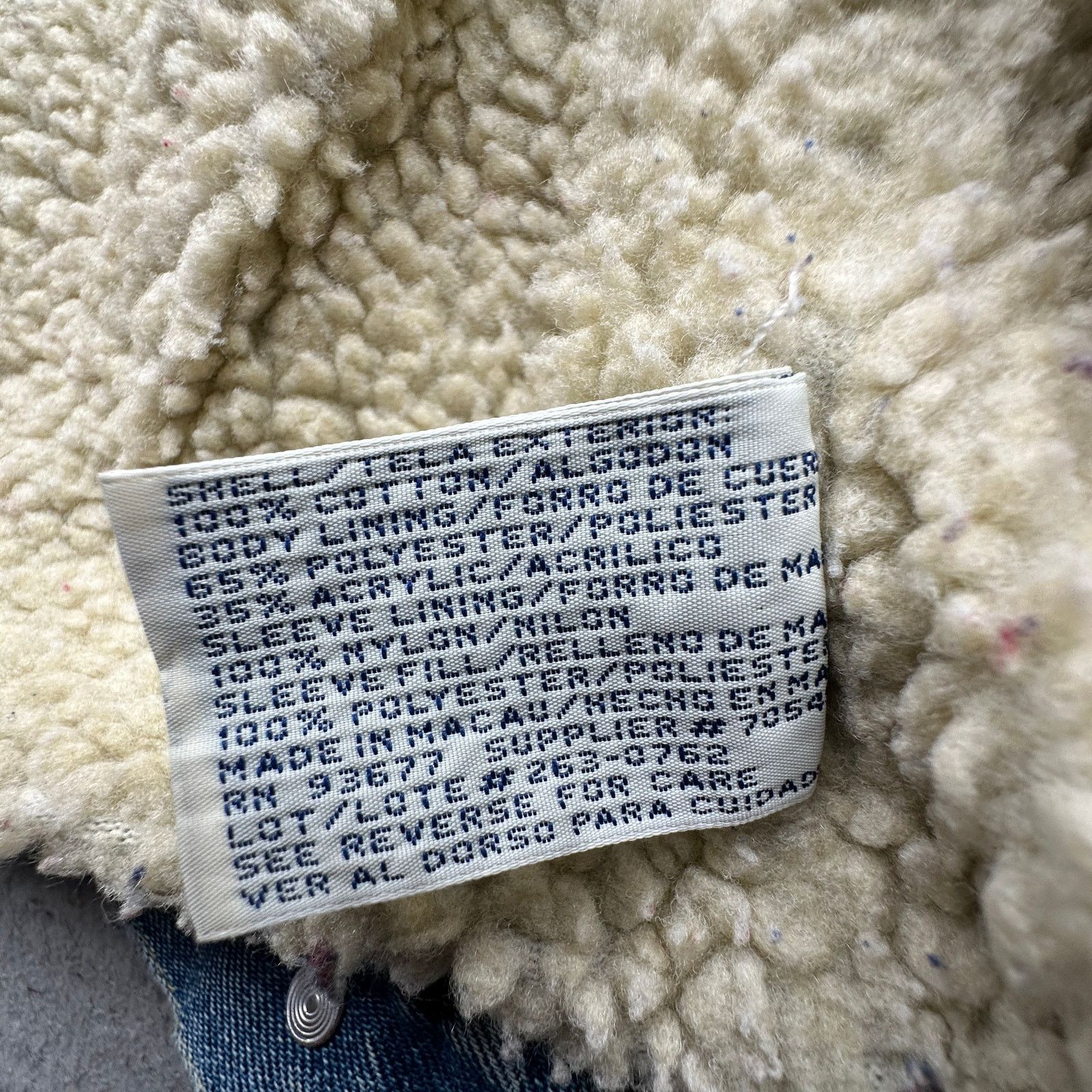 Other VTG Arizona Jean Company Sherpa Lined Denim Jean Jacket S Size US S / EU 44-46 / 1 - 8 Thumbnail
