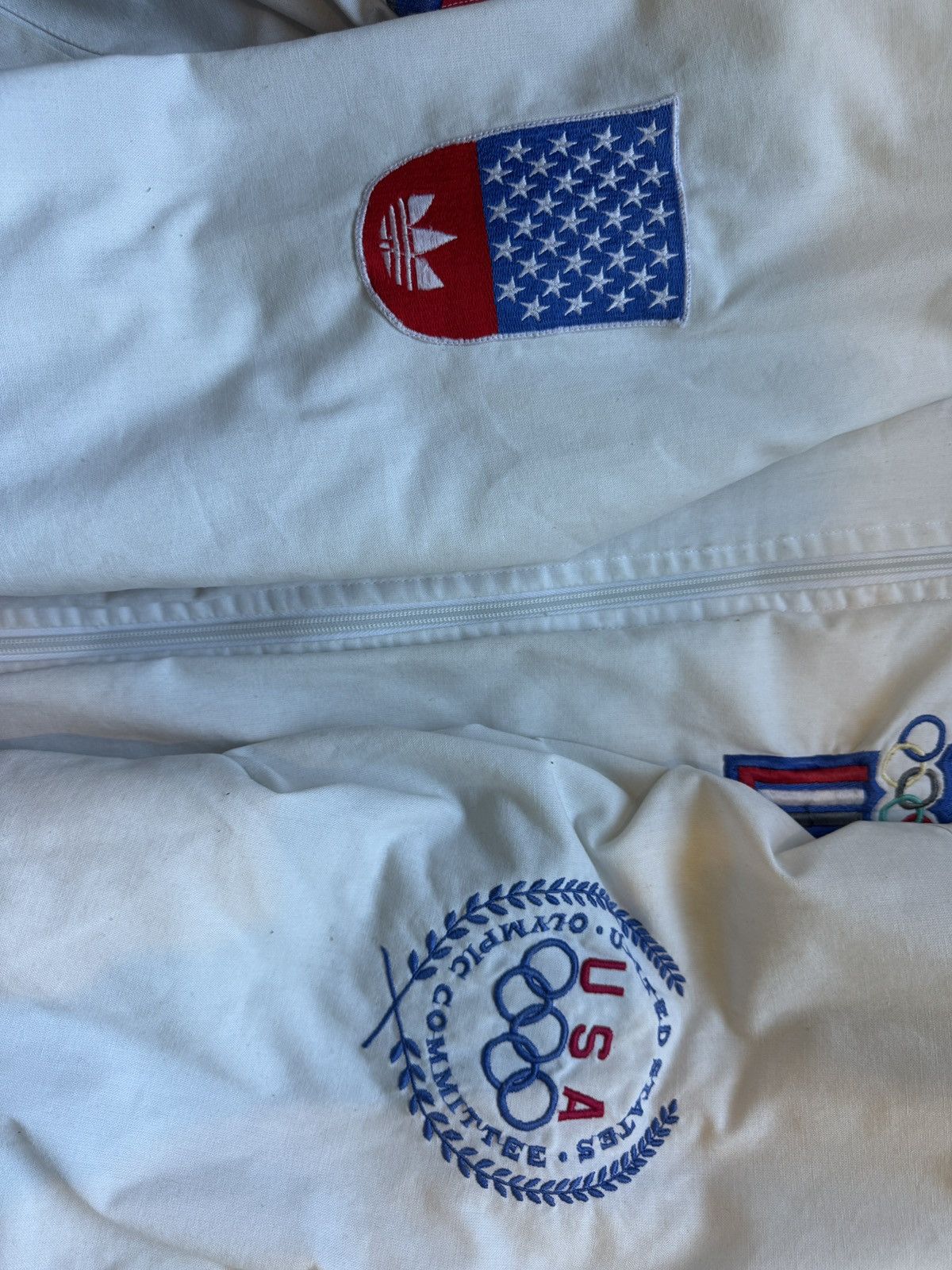 Adidas × Vintage Vintage 80s Adidas Winter Olympics Lake Placid Jacket Size US M / EU 48-50 / 2 - 4 Thumbnail