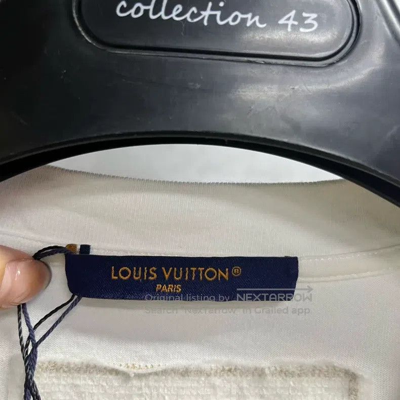 Louis Vuitton Louis Vuitton New white beaded monogrammed embroidered cas Size US XL / EU 56 / 4 - 2 Thumbnail