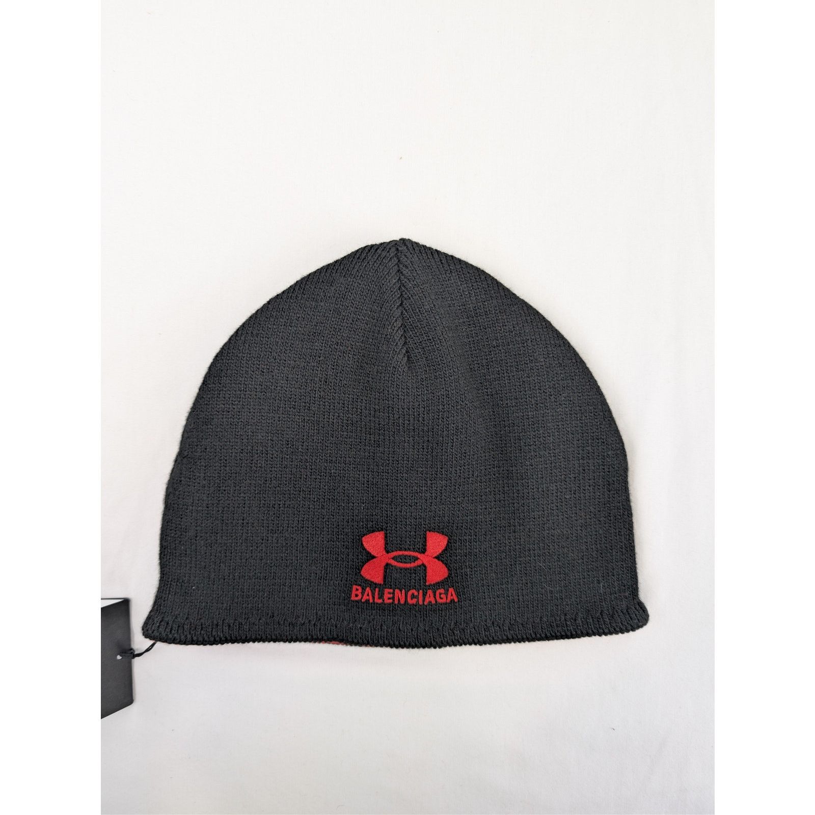 Balenciaga × Under Armour o1rshd1 Q:2 / Size:1 / Reversible Beanie Cap / Hat Red/Black Size ONE SIZE - 1 Thumbnail