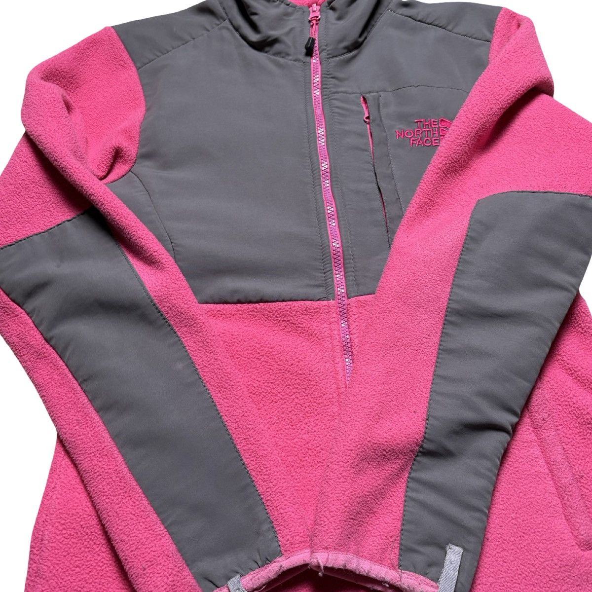 The North Face The North Face Women’s Pink Gray Denali Fleece Jacket XS Size XS / US 0-2 / IT 36-38 - 3 Thumbnail