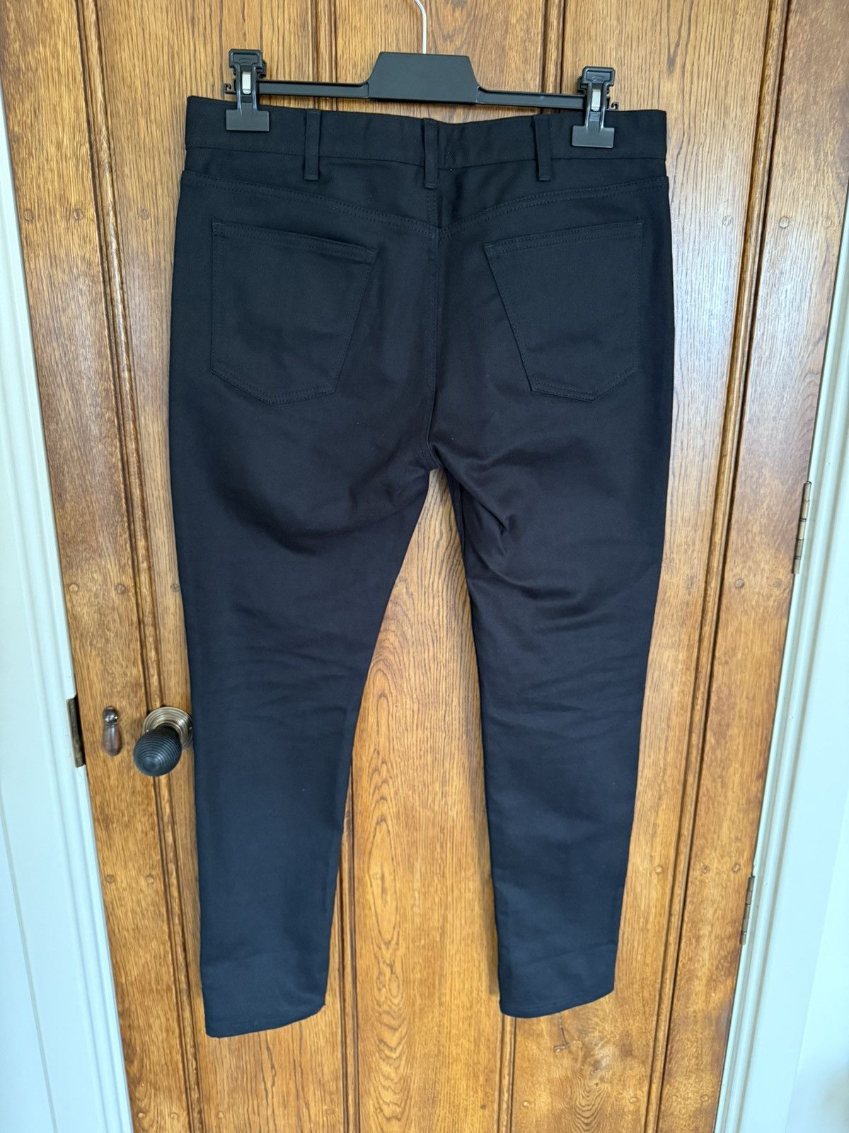Celine Celine Neo pure black skinny jeans 32 Hedi Slimane grail Size US 32 / EU 48 - 16 Thumbnail