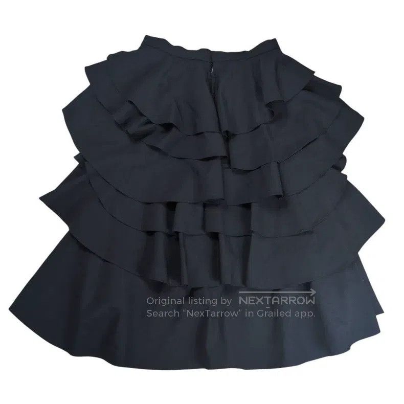 Comme des Garcons Comme Des Garcons size S Black Vintage Lace Design Half Sk Size 23" - 2 Thumbnail