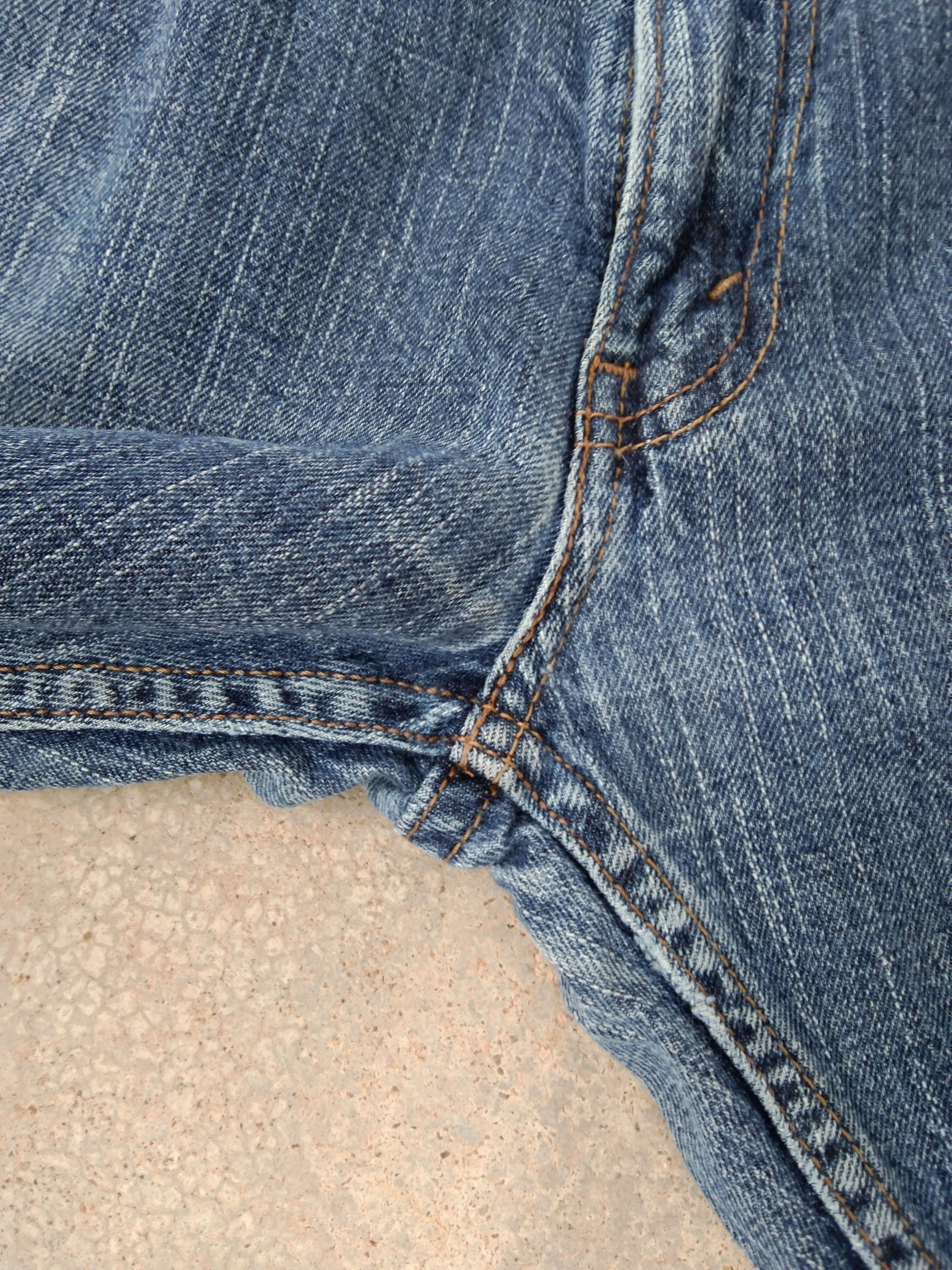 Levi's Vintage Levi's Signature Straight Leg Distressed Jeans 34x30 Size US 34 / EU 50 - 6 Thumbnail