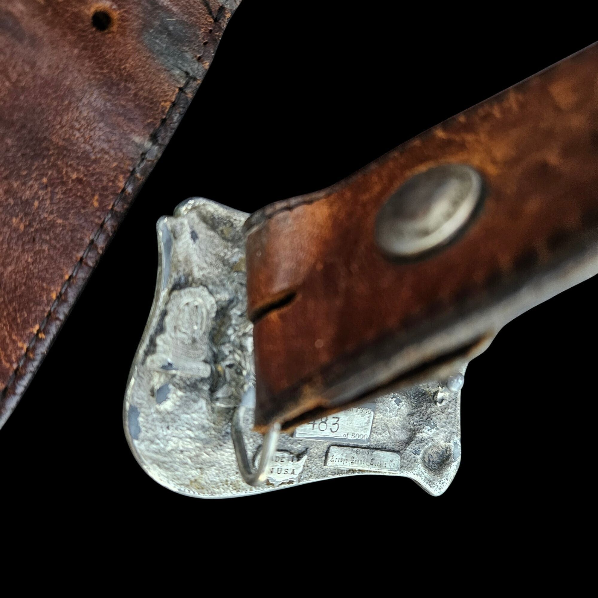 Vintage Vintage 1980s Western Great Southwest Silver Tone Buckle 3. Size ONE SIZE - 8 Thumbnail