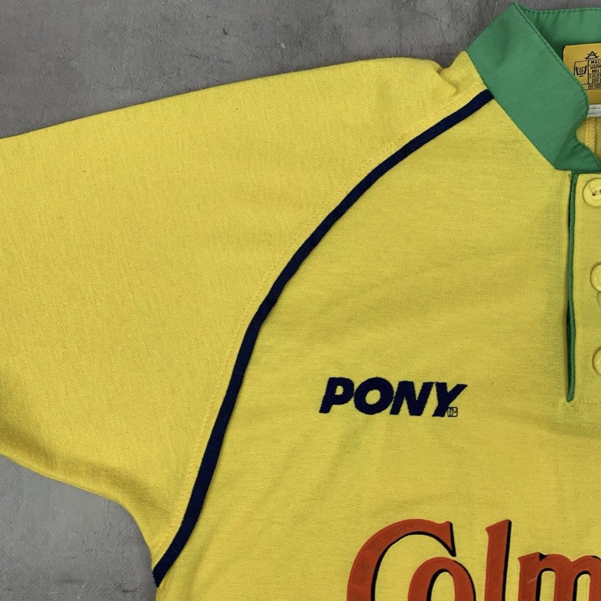 PONY Rare! #10 Norwich City Pony Vintage Soccer Jersey 1997 Size US S / EU 44-46 / 1 - 5 Thumbnail
