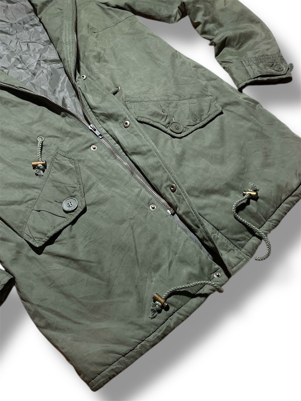 SLY SLY Fur Hooded Cargo Jacket Size US S / EU 44-46 / 1 - 8 Thumbnail