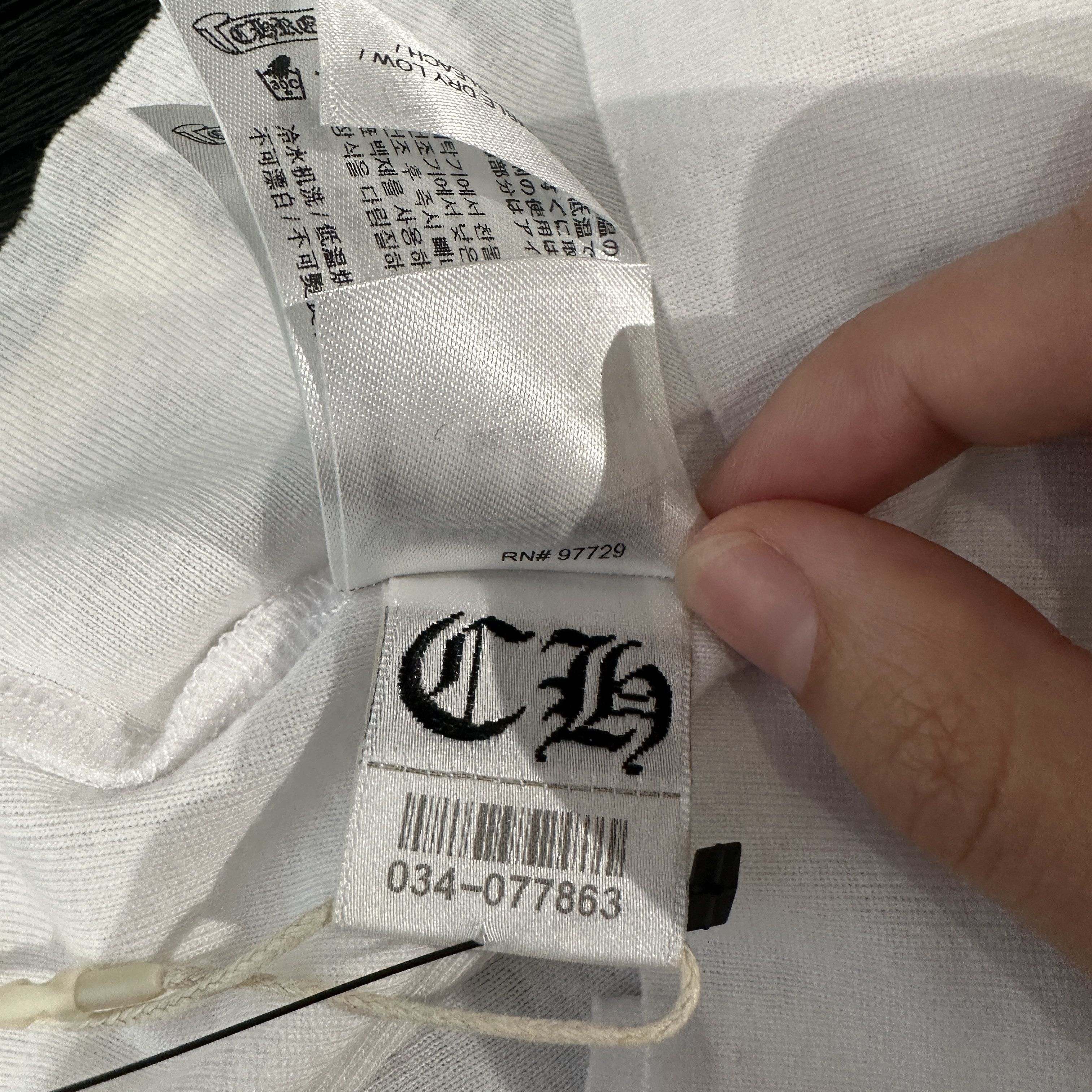 Chrome Hearts × The Rolling Stones Chrome Hearts Rolling Stones Neck Logo Baby Short Tee Size ONE SIZE - 7 Thumbnail
