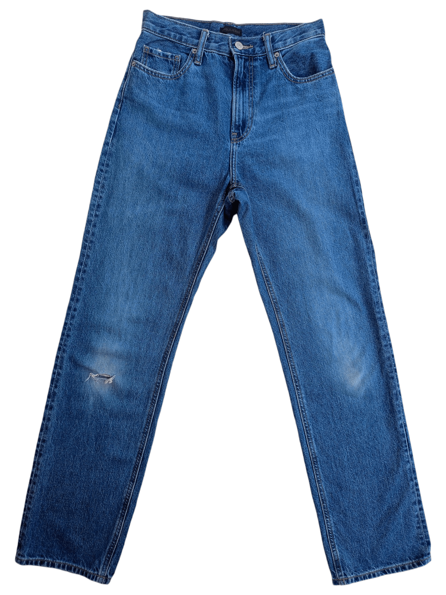 Kaihara Denim × Uniqlo × Vintage UNIQLO Regular, Straight Cut Vintage Denim Size 24" / US 00 / IT 34 - 1 Thumbnail