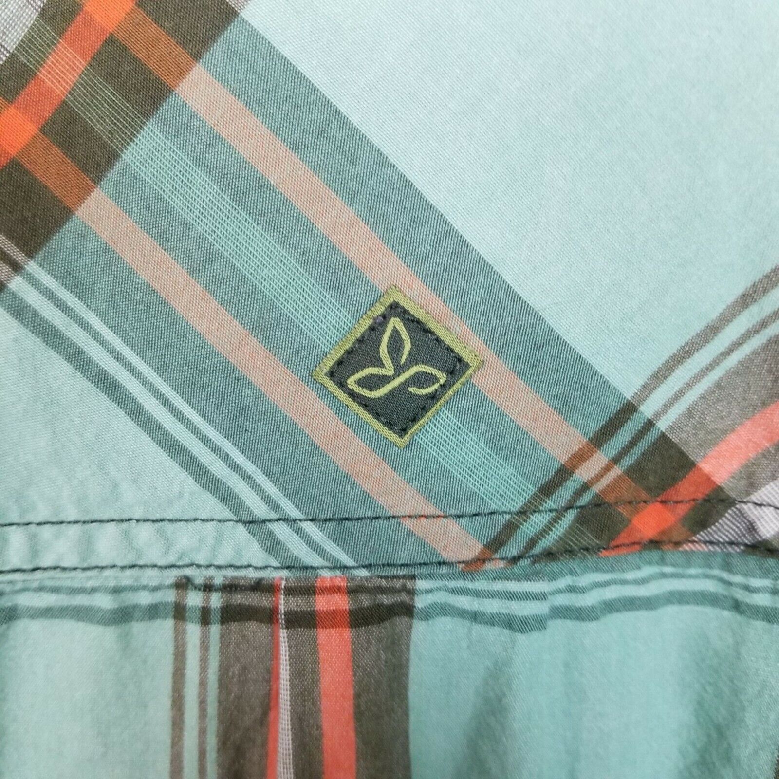 Prana Prana Mens Plaid Organic Cotton Shirt Size XL Gorpcore Size US XL / EU 56 / 4 - 7 Thumbnail