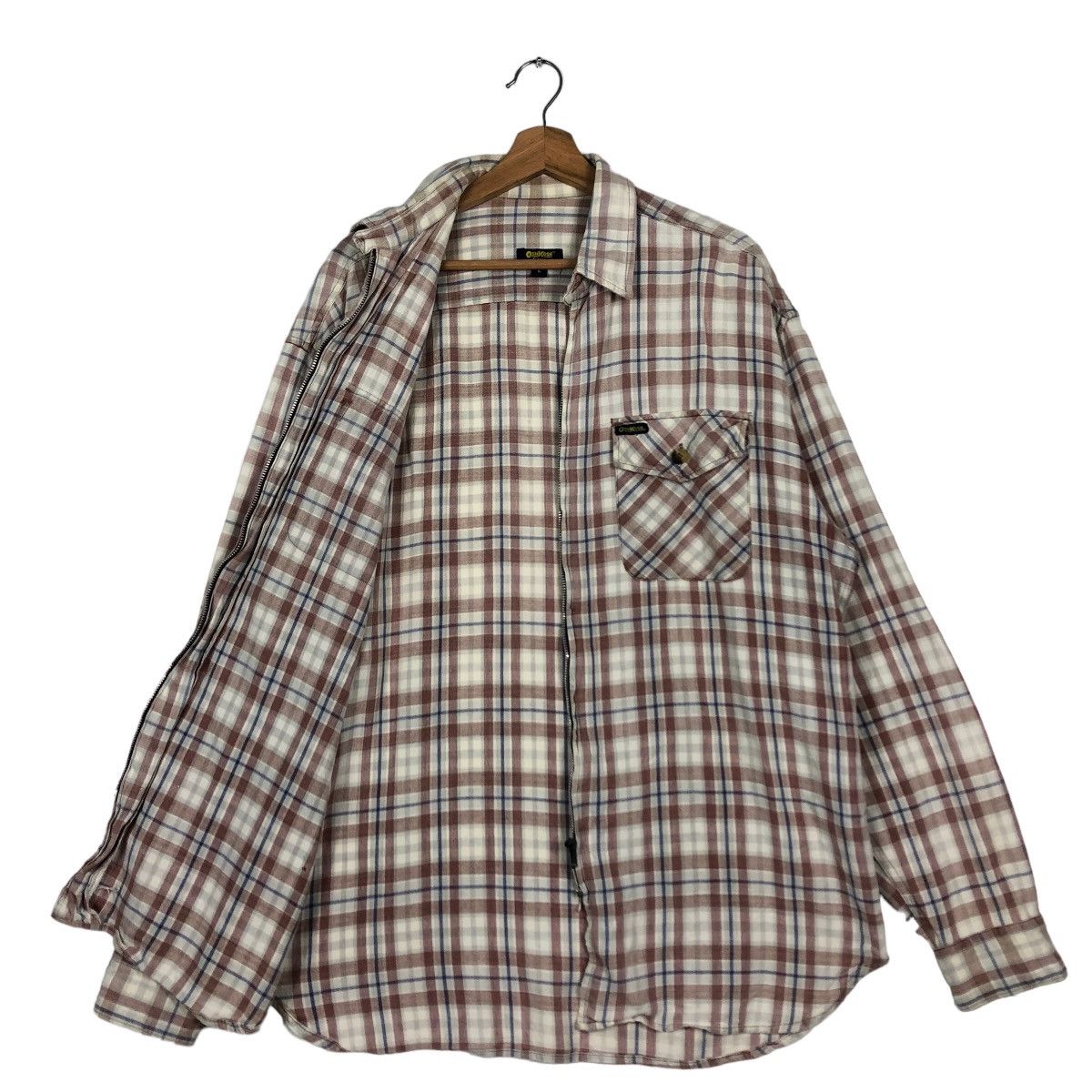Oshkosh 🔥90’s Vintage Work Chore Jacket Oshkosh Tartan Design Size US L / EU 52-54 / 3 - 8 Thumbnail