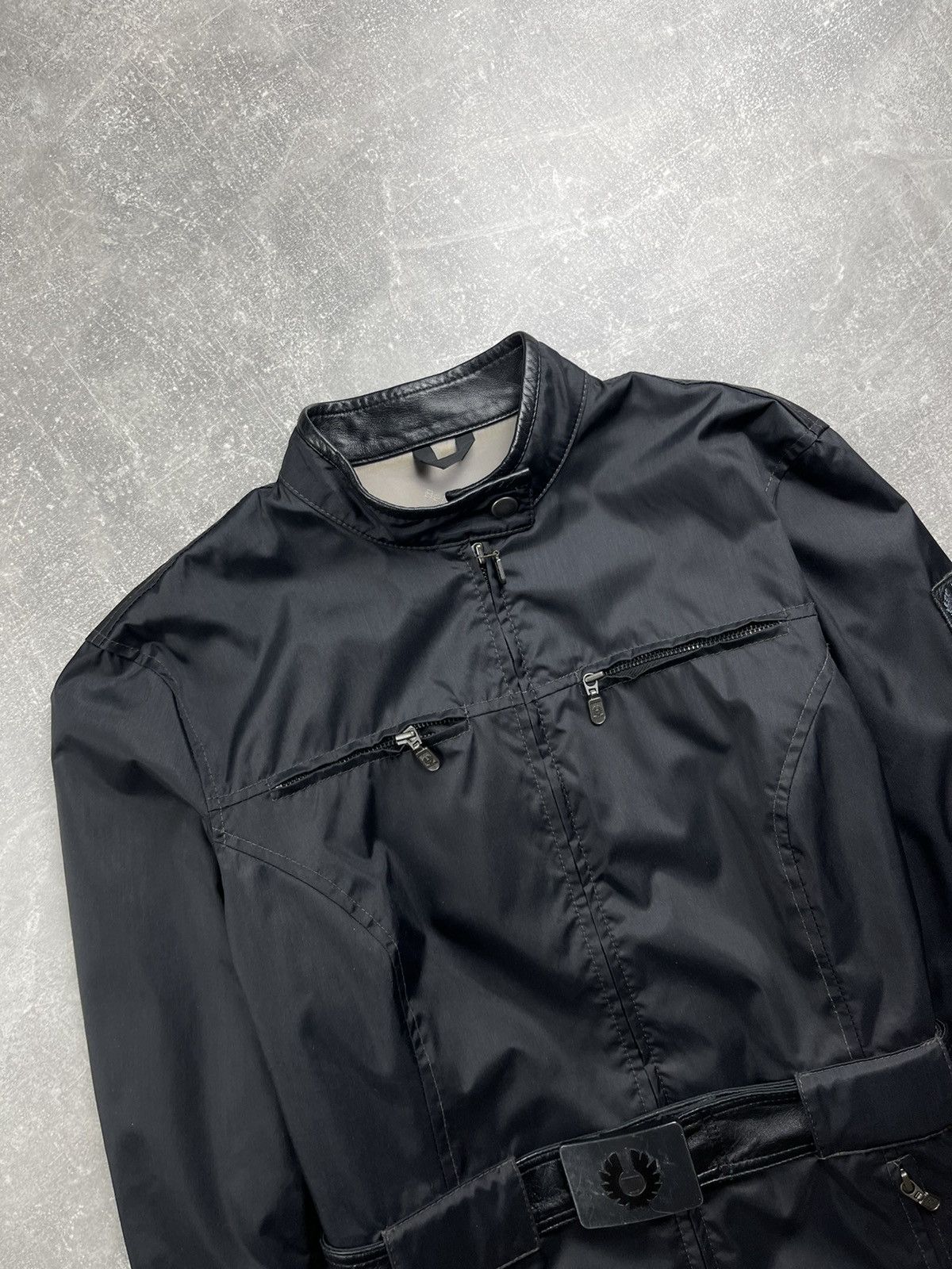 Belstaff Belstaff GOLD Label Belted Motorcycle Wax Jacket Black Size L / US 10 / IT 46 - 4 Thumbnail