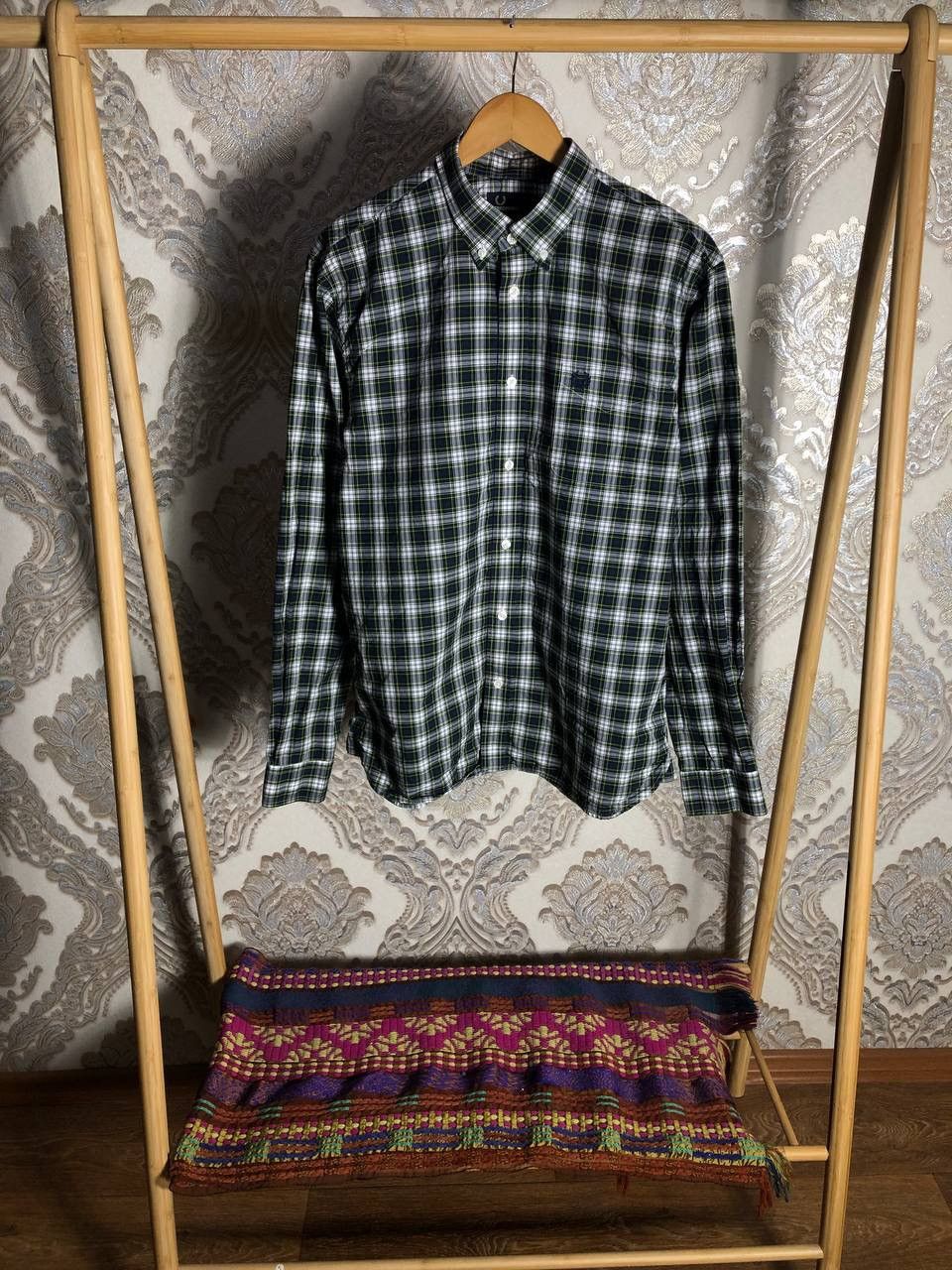 Fred Perry × Vintage VERY RARE FRED PERRY LONG SLEEVE SHIRT CASUAL DESIGNER DELUX Size US L / EU 52-54 / 3 - 1 Thumbnail