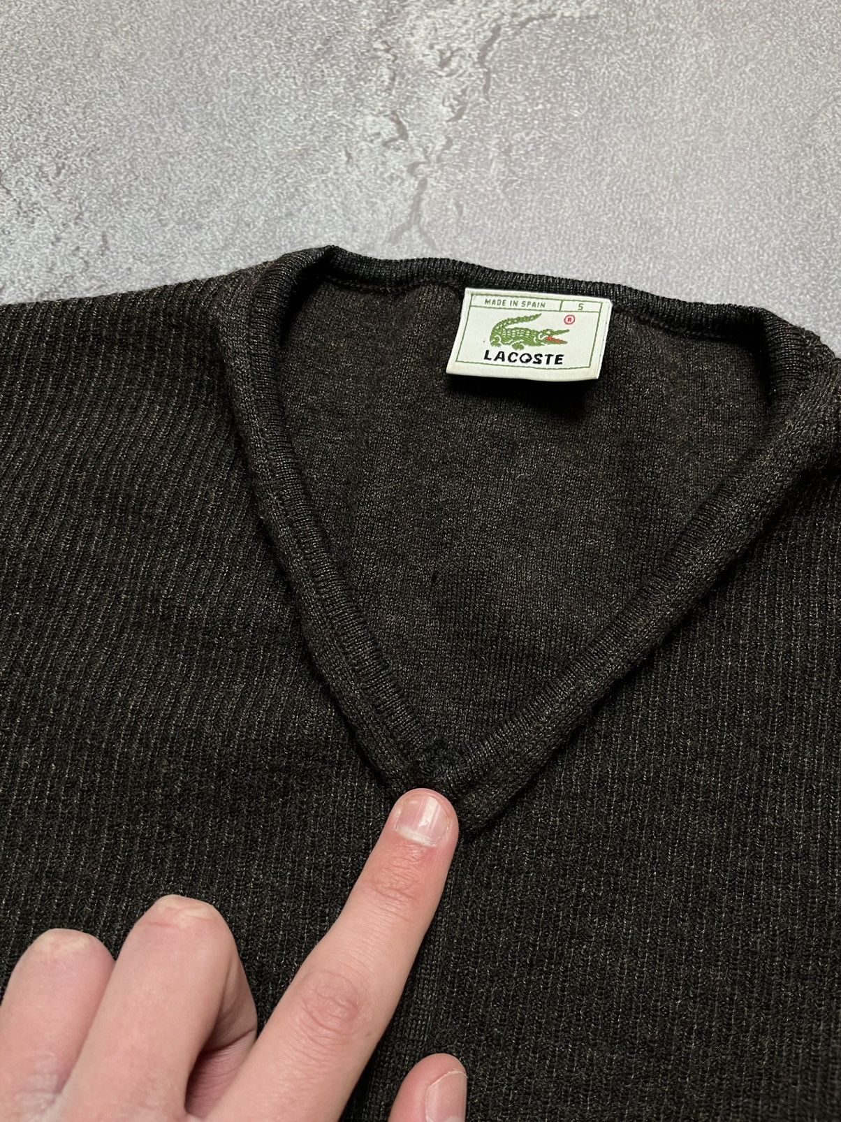 Lacoste Vintage Lacoste Vest Big Logo Striped Retro Mens M Size US M / EU 48-50 / 2 - 3 Thumbnail