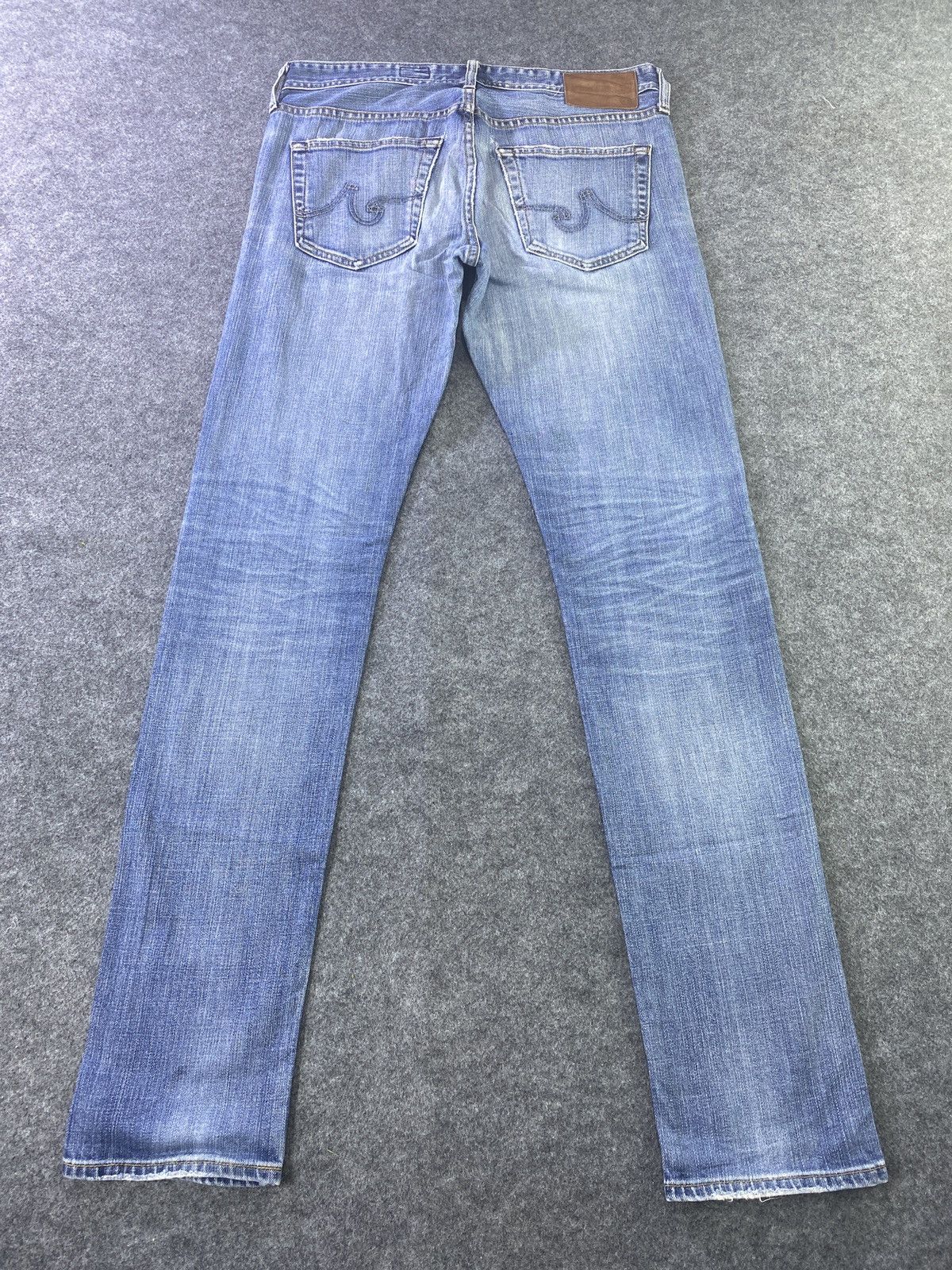 AG Adriano Goldschmied × Japanese Brand AG Adriano Goldschmied Blue Wash Denim - J941 Size 32" / US 10 / IT 46 - 4 Thumbnail