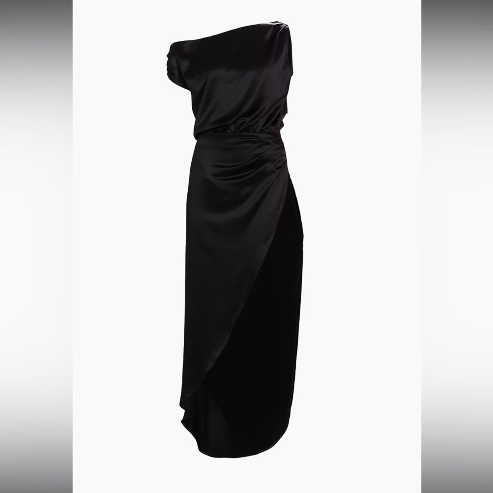 REVOLVE Nonchalant Label Dinah Draped Dress Black S Size S / US 4 / IT 40 - 1 Thumbnail