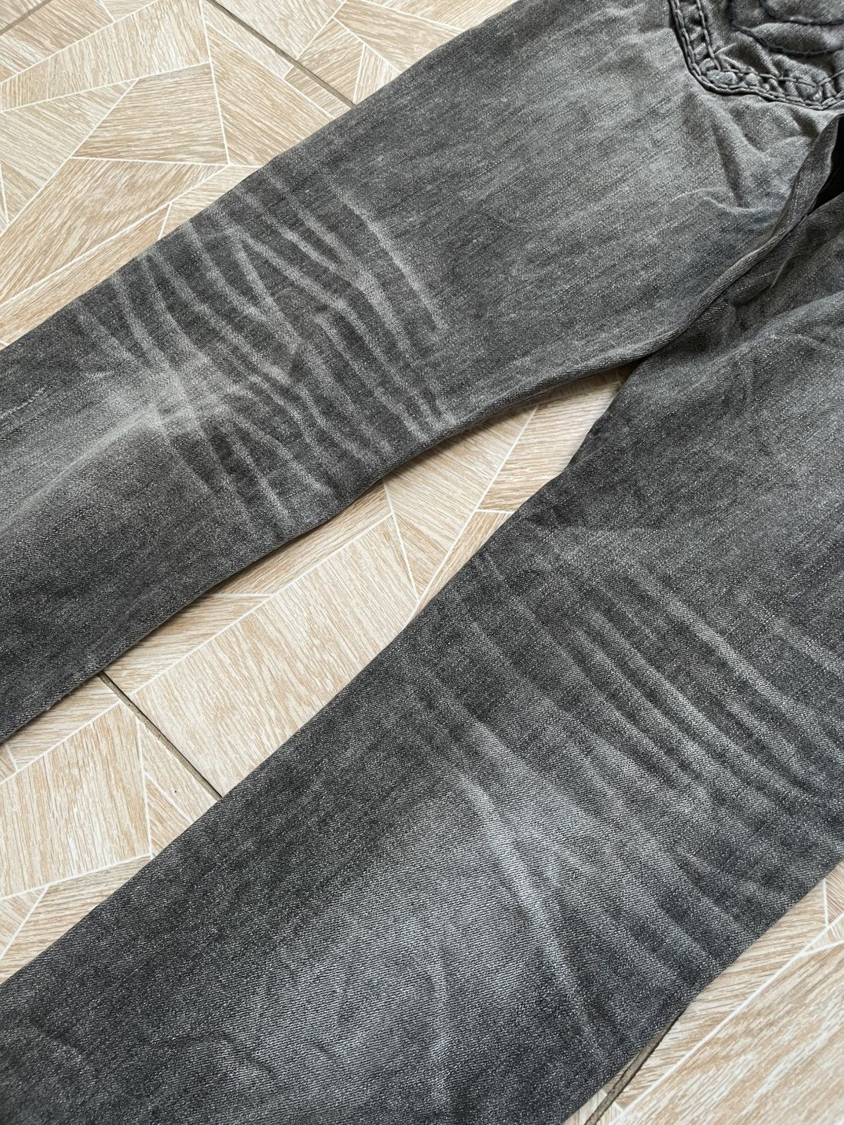 Daily Paper Y2K Japanese Designer Rap True Religion Usa Distressed Denim Size US 36 / EU 52 - 6 Thumbnail