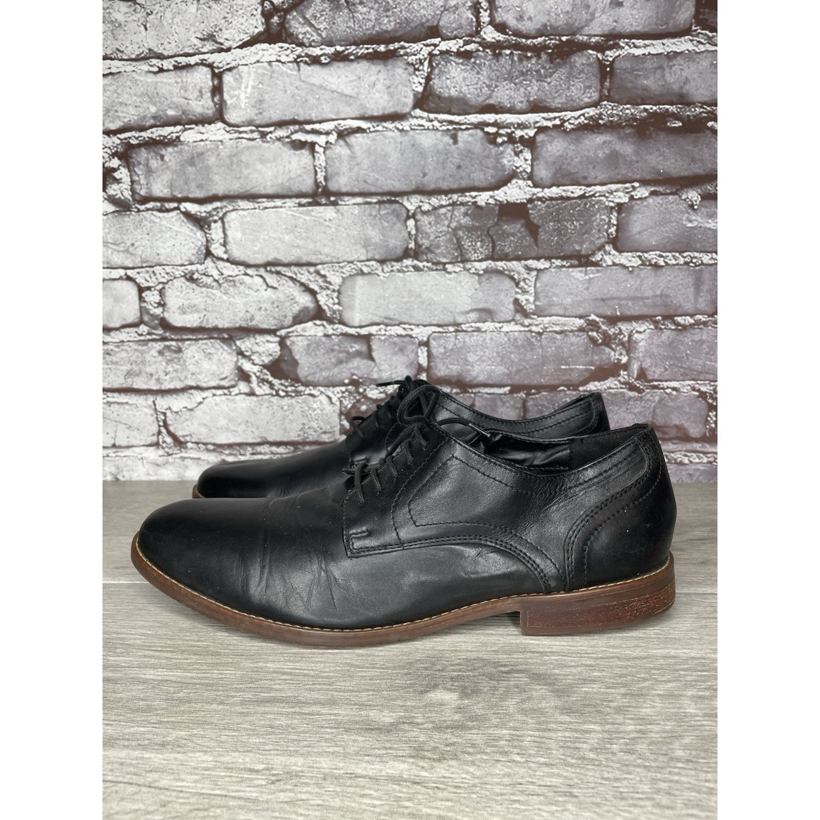 Rockport Rockport Trutech Black Leather Oxfords Brown Casual Shoes Me Size US 10 / EU 43 - 1 Thumbnail