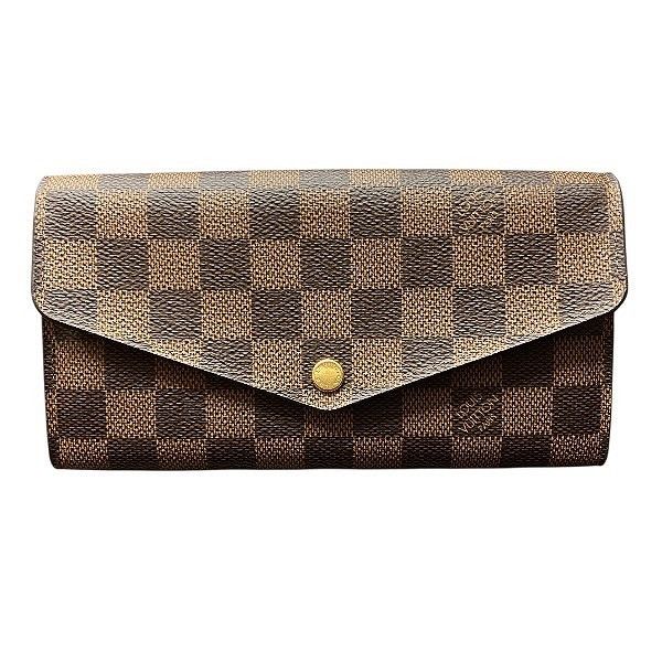 Louis Vuitton Louis Vuitton Portefeuille Sarah Damier Long Wallet Textile Long Wallet N63209 DUTY FREE for USA