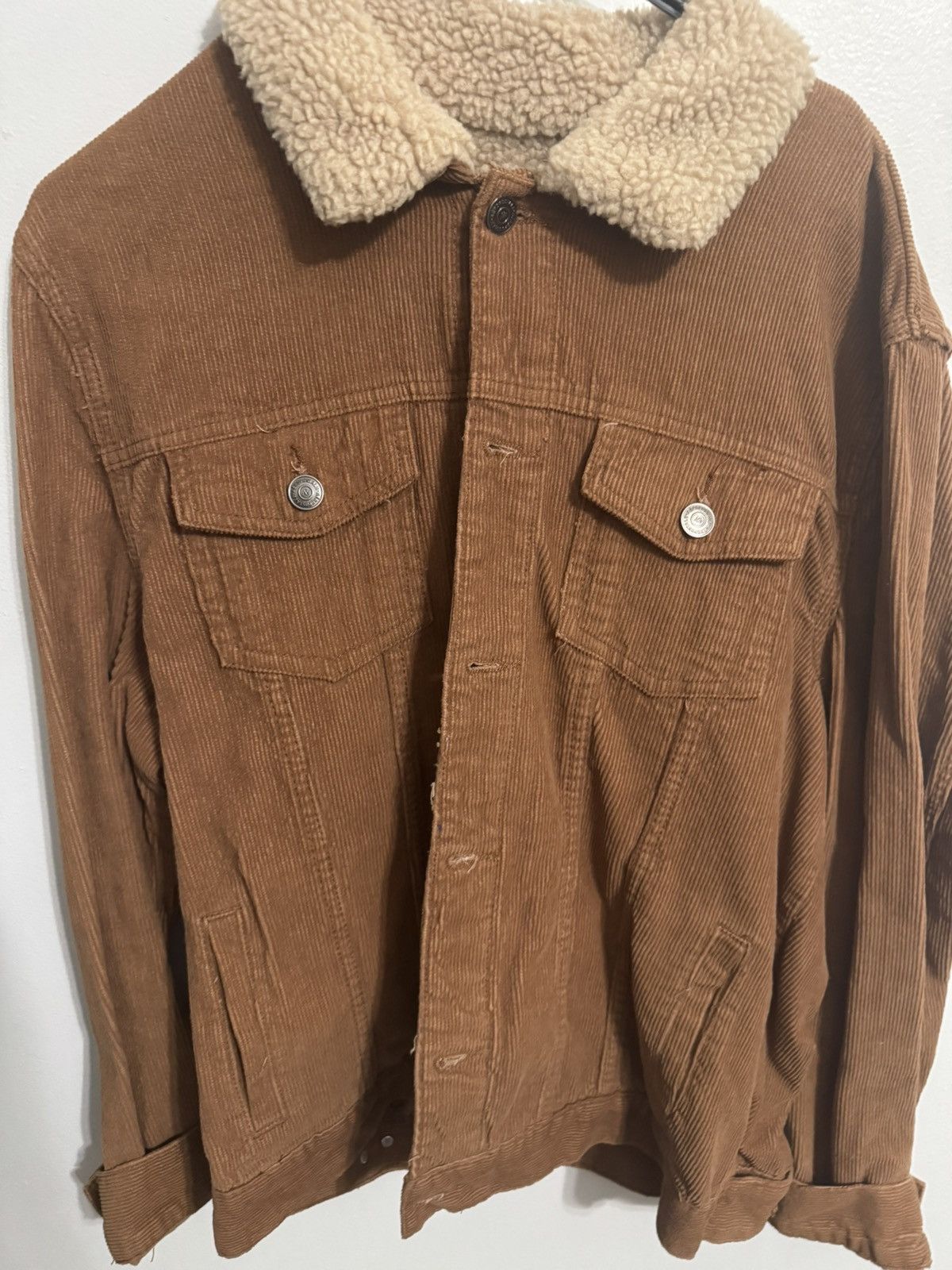 Aeropostale Aeropostale Brown Corduroy Jacket Size US M / EU 48-50 / 2 - 1 Thumbnail