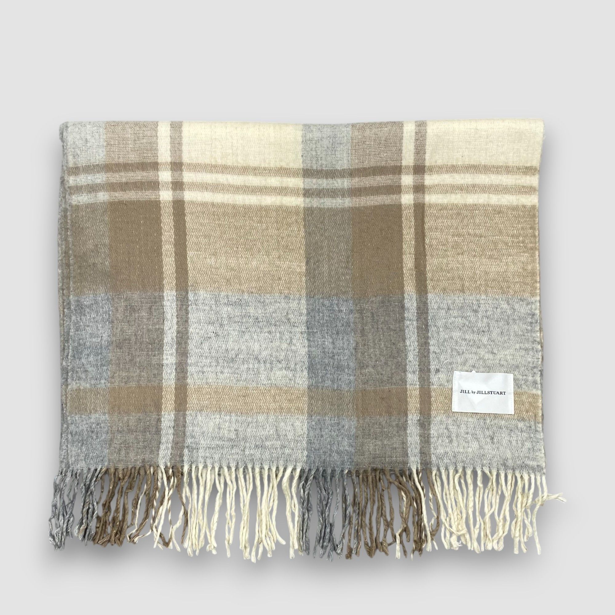 Jil Stuart Vintage Jill Stuart Scarf Muffler Wool Stole Wraps Scarves Size ONE SIZE - 4 Thumbnail