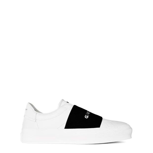 image of Givenchy O1G2R1Mq0424 Trainers In White & Black Shoes in White/Black, Men's (Size 12)