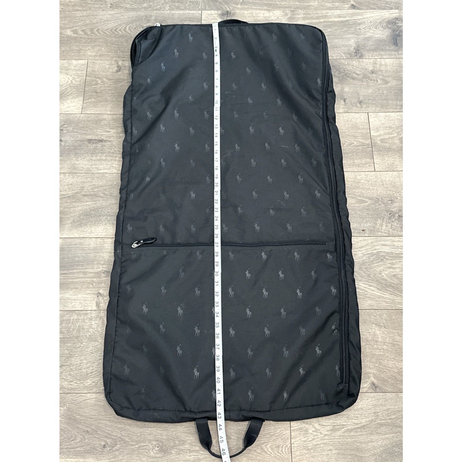 Polo Ralph Lauren VINTAGE Polo Ralph Lauren Garment Bag Small Pony All Over Print Black Men Small Garment Bag 90s Streetwear Preppy Mens Size US S / EU 44-46 / 1 - 5 Thumbnail