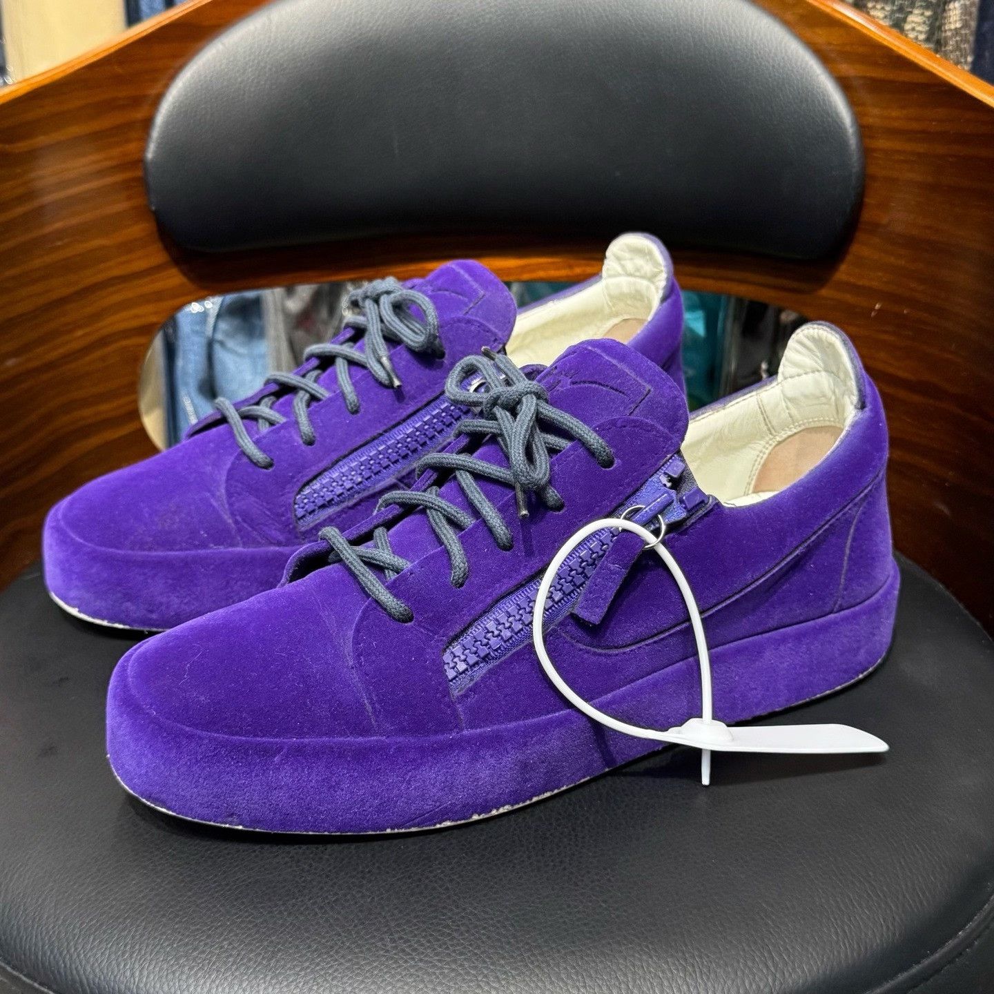 Giuseppe Zanotti Giuseppe Zanotti Casual Purple Lowtop Sneakers 41 Men Size US 8.5 / EU 41-42 - 1 Thumbnail