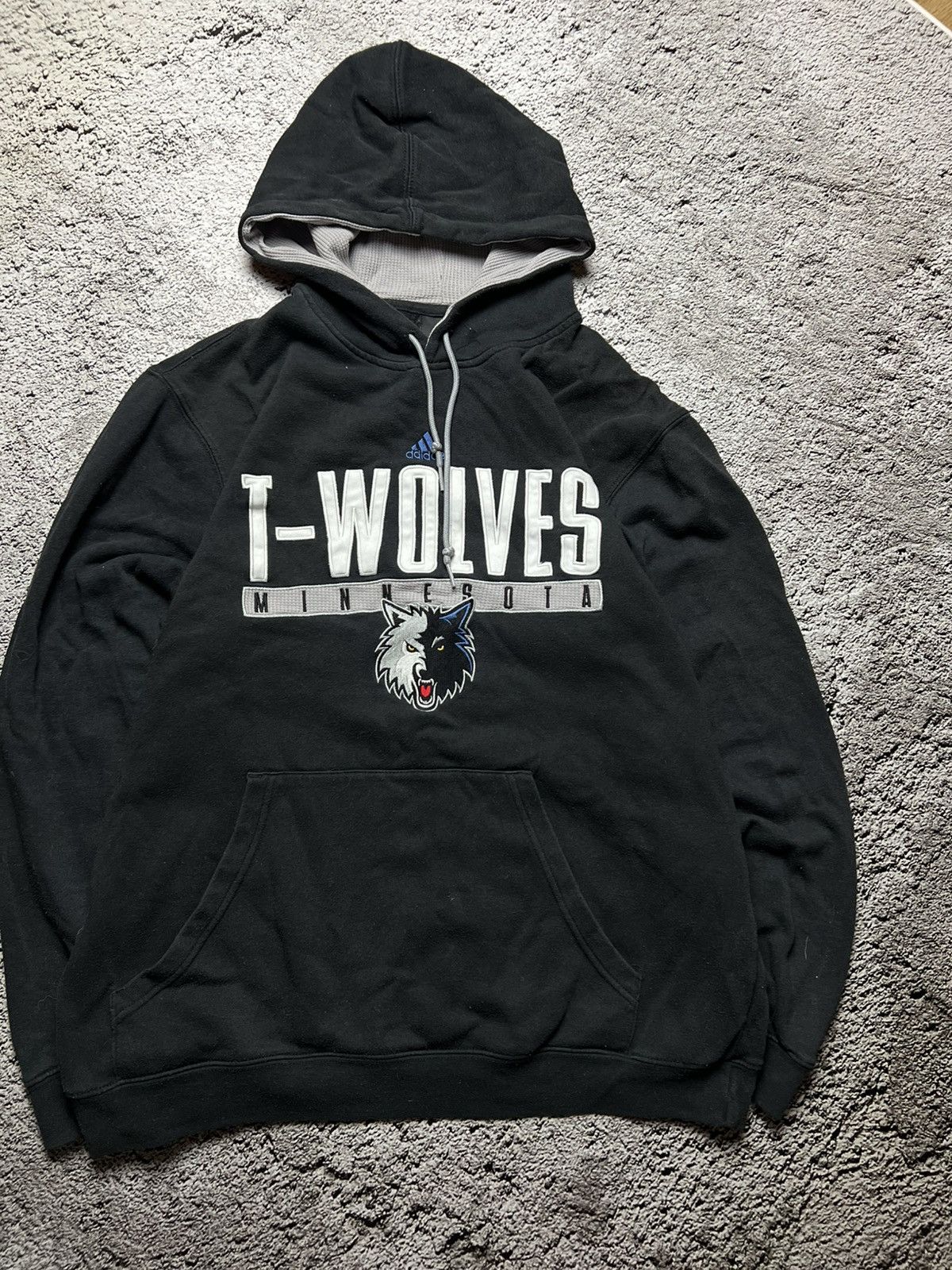 Adidas Y2K Minnesota timberwolves NBA adidas vintage hoodie Size US M / EU 48-50 / 2 - 1 Thumbnail