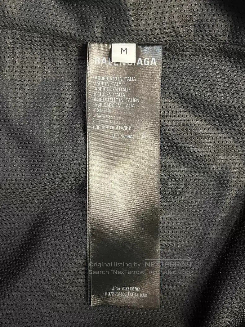 Balenciaga Balenciaga Solid Color Logo Printed Zip-Up Stand Collar Sp Size US M / EU 48-50 / 2 - 4 Thumbnail