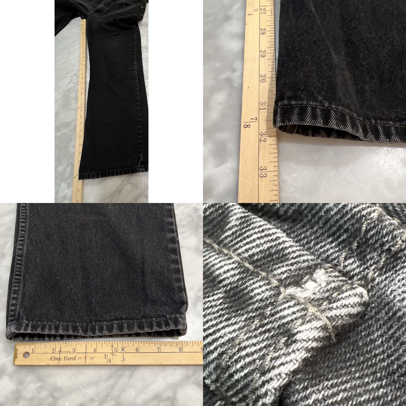 Levi's Levi’s 505 Jeans Men’s 38x34 Regular Fit Black Zip Fly 5-Pocket Denim 90s USA Style Constraint: 38x34 (38x30) 505 Model - Levi's 500 Series Men Size US 38 / EU 54 - 9 Thumbnail