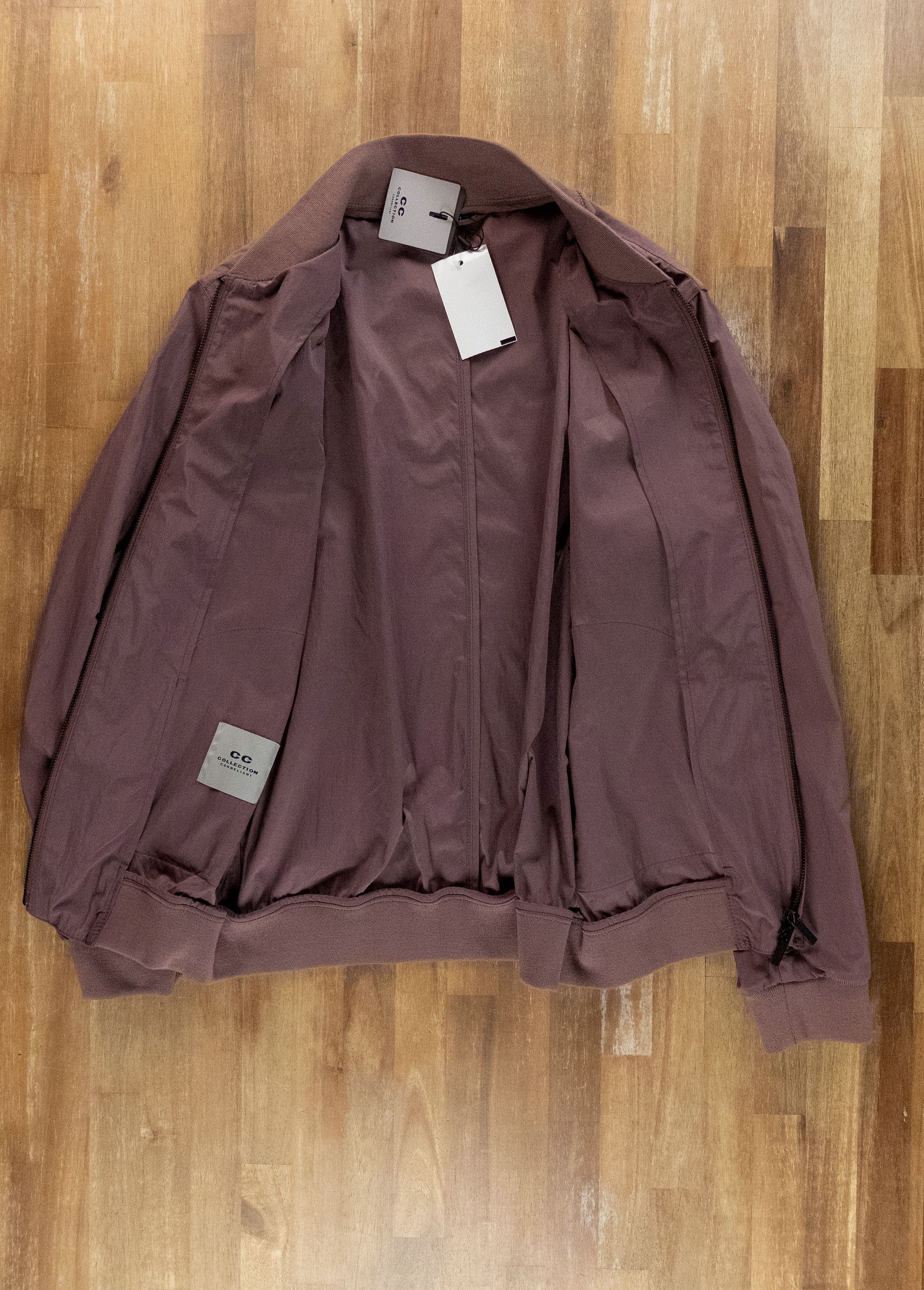 Corneliani CC COLLECTION CORNELIANI dusty rose color bomber jacket Size US L / EU 52-54 / 3 - 7 Thumbnail