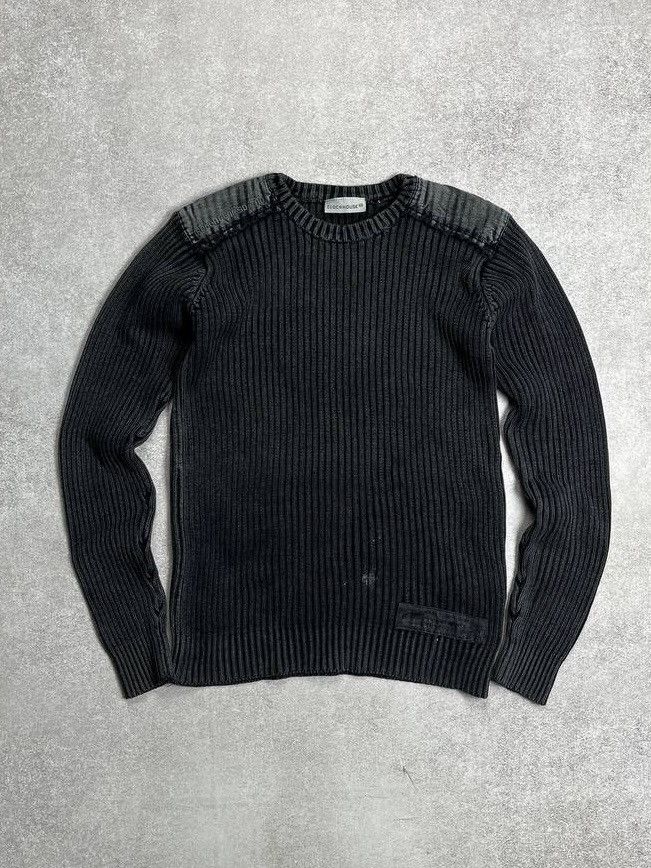 Japanese Brand × Vintage VINTAGE AVANTGARDE STONEWASHED Y2K SWEATER Size US S / EU 44-46 / 1 - 1 Thumbnail