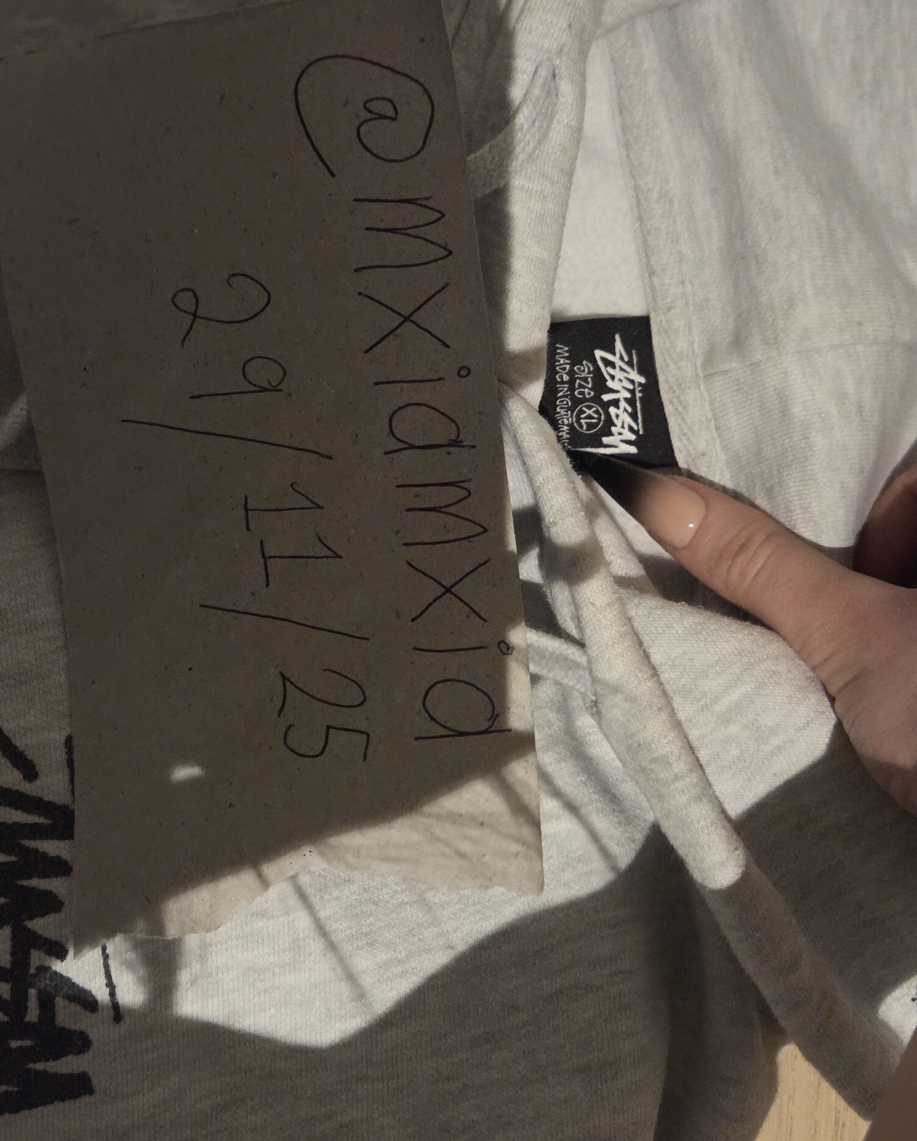 Stussy Stüssy Paris Hoodie Ash Heather Size US XL / EU 56 / 4 - 4 Thumbnail
