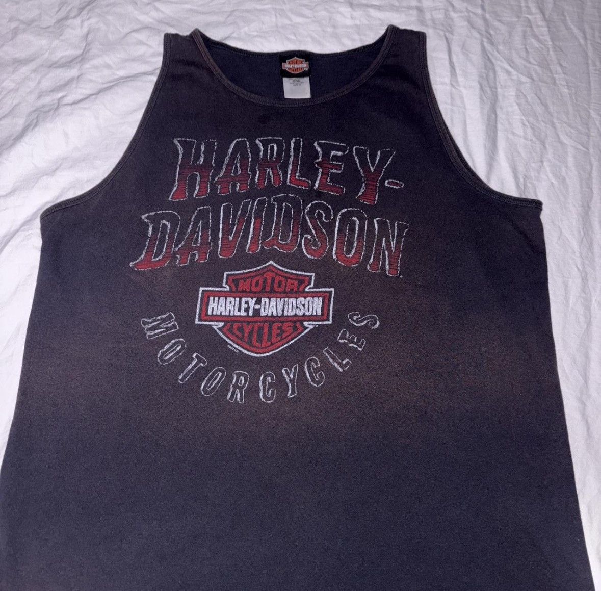 Harley Davidson Harley Davidson tank top vintage vtg Size US XL / EU 56 / 4 - 1 Thumbnail