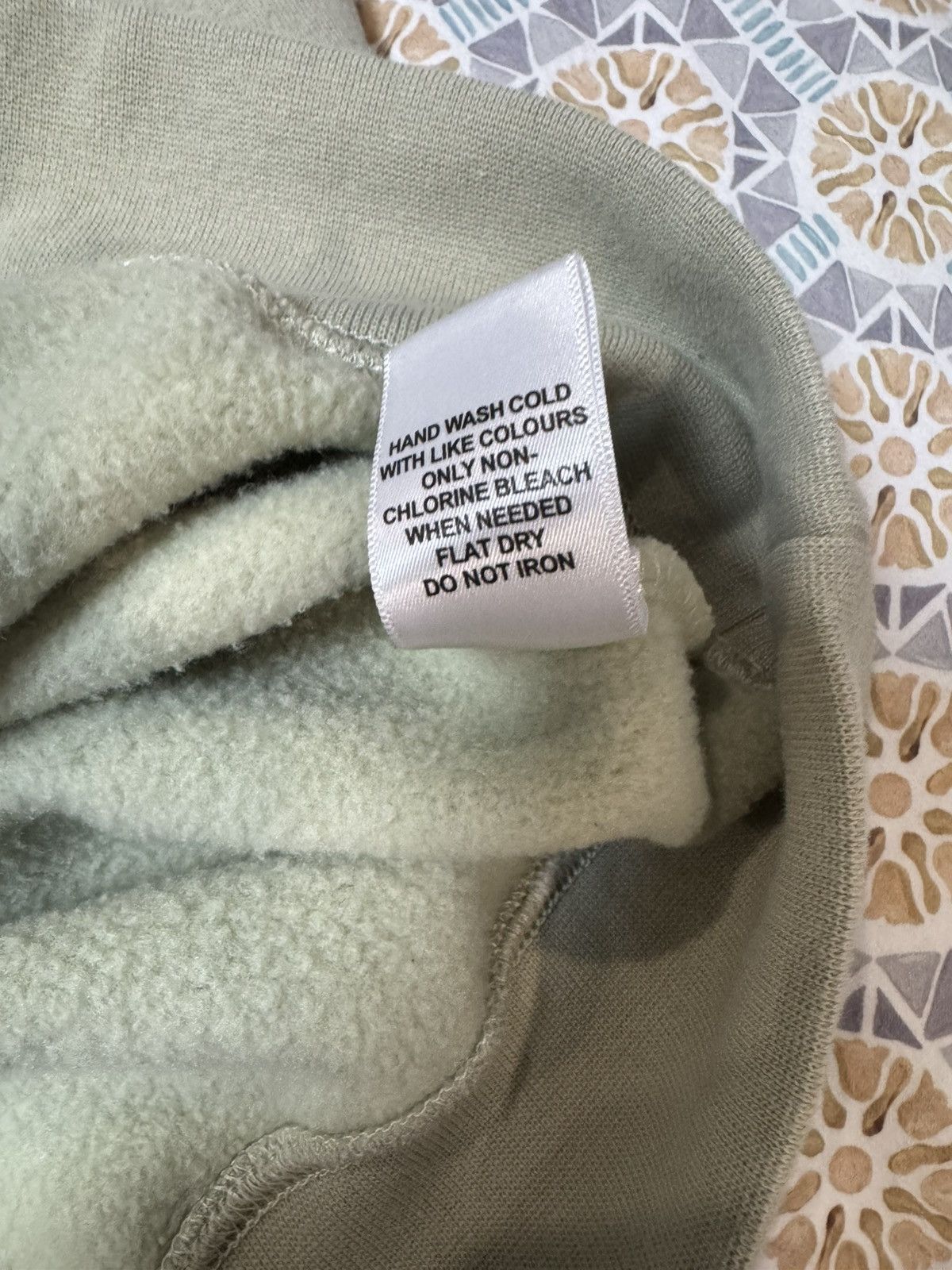 Essentials × Fear of God Fear of God ESSENTIALS Crewneck Appliqué Logo Sage Green Size US M / EU 48-50 / 2 - 7 Thumbnail