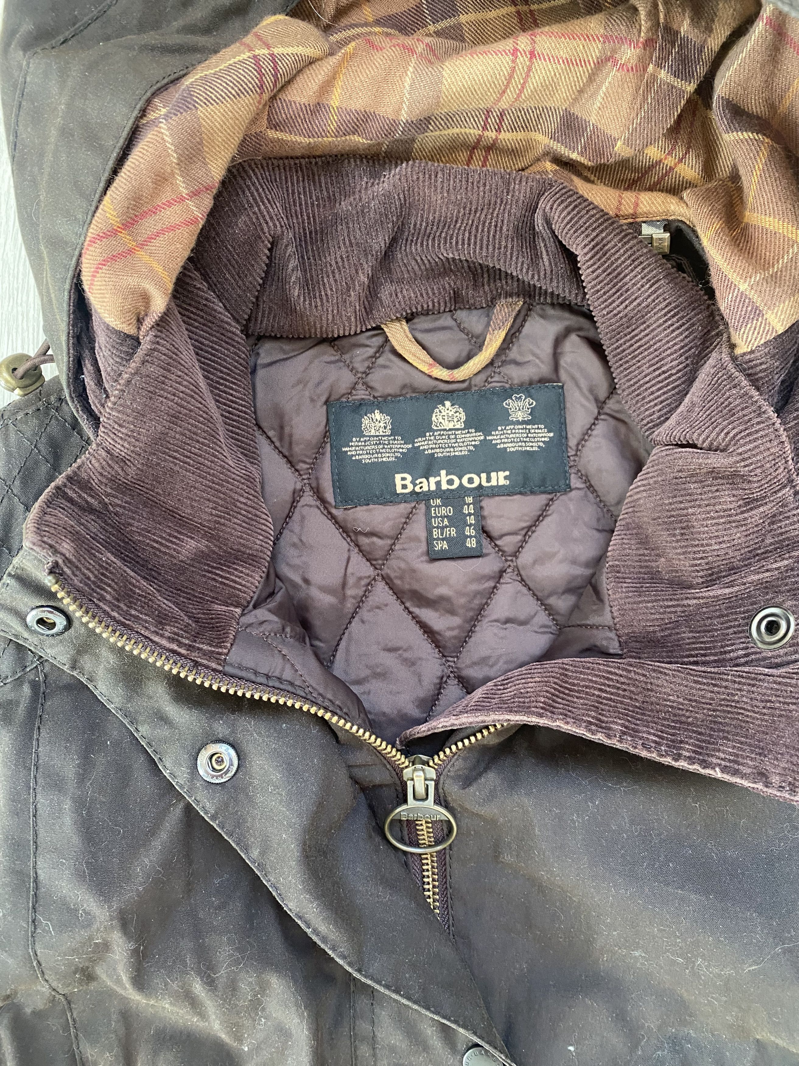 Barbour Barbour Waxed Rebel Jacket Size Us 14 Size XL / US 12-14 / IT 48-50 - 6 Thumbnail