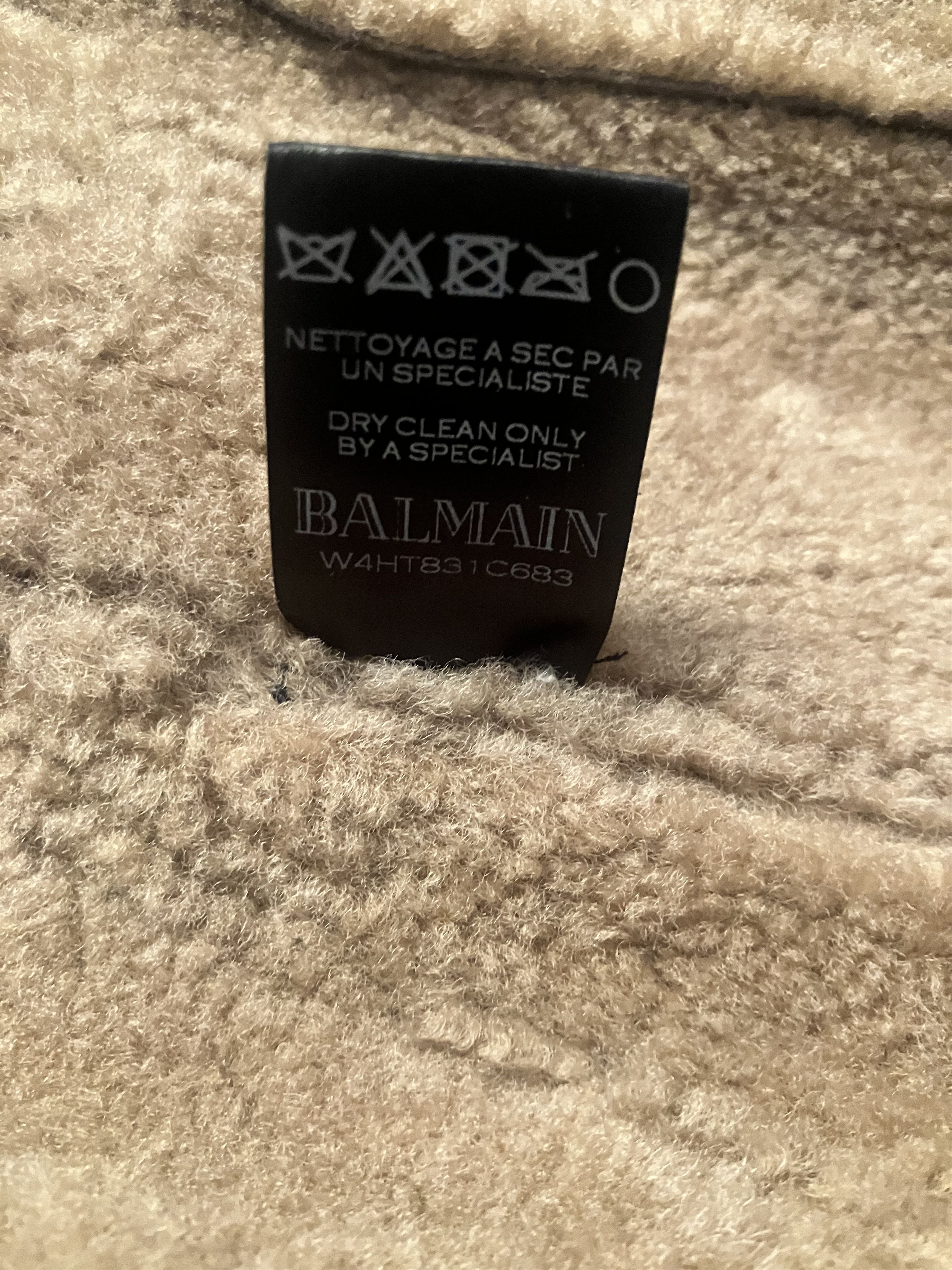 Balmain Shearling Aviator Jacket Size US M / EU 48-50 / 2 - 9 Thumbnail