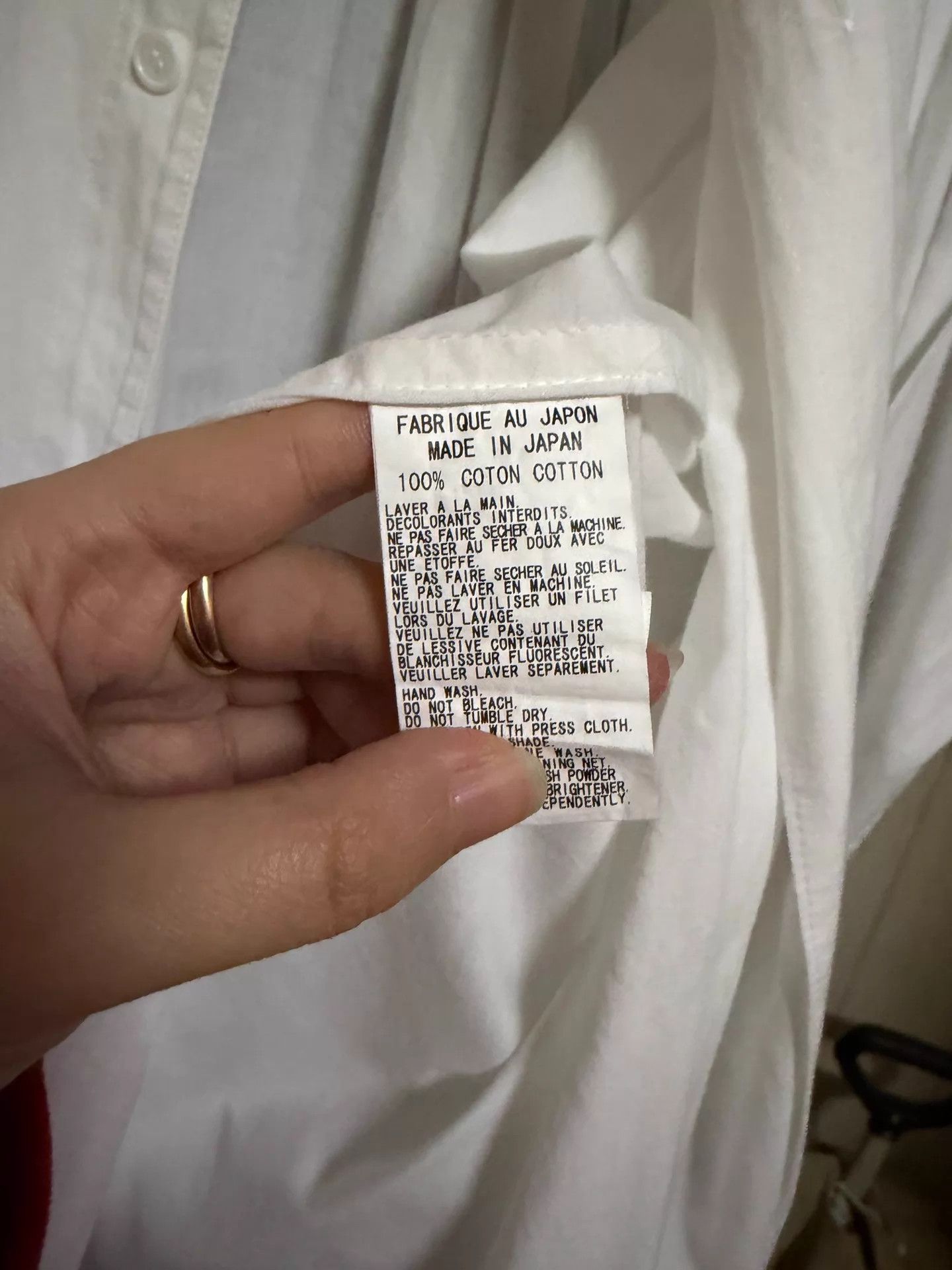 Y's Y's women's lightweight long shirt jacket size 2 Size XS / US 0-2 / IT 36-38 - 3 Thumbnail