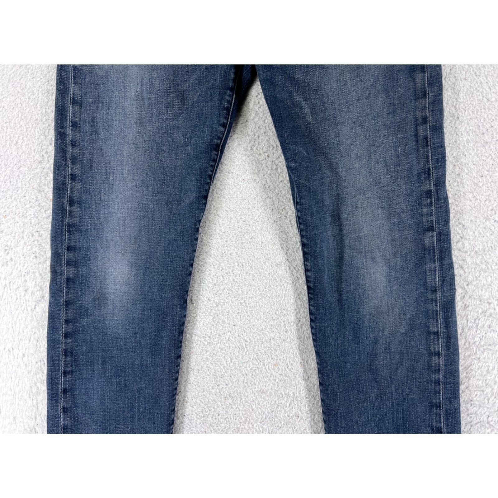 Levi's Levis Jeans Mens 30x32 Blue Denim Straight 502 Slim 5-Pocket Cotton Blend Mid Rise Vintage No N/A Size US 30 / EU 46 - 3 Thumbnail