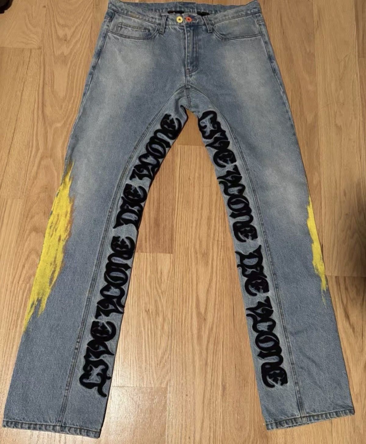 Vlone Vlone stitched jeanz Size US 34 / EU 50 - 5 Thumbnail