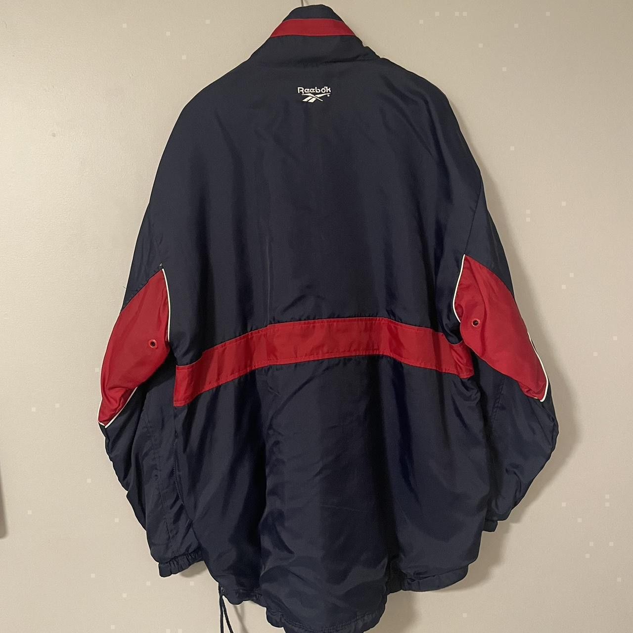 Reebok Vintage 90’s Reebok Fleece-lined 1/4-zip REVERSIBLE Jacket! Size US XL / EU 56 / 4 - 5 Thumbnail