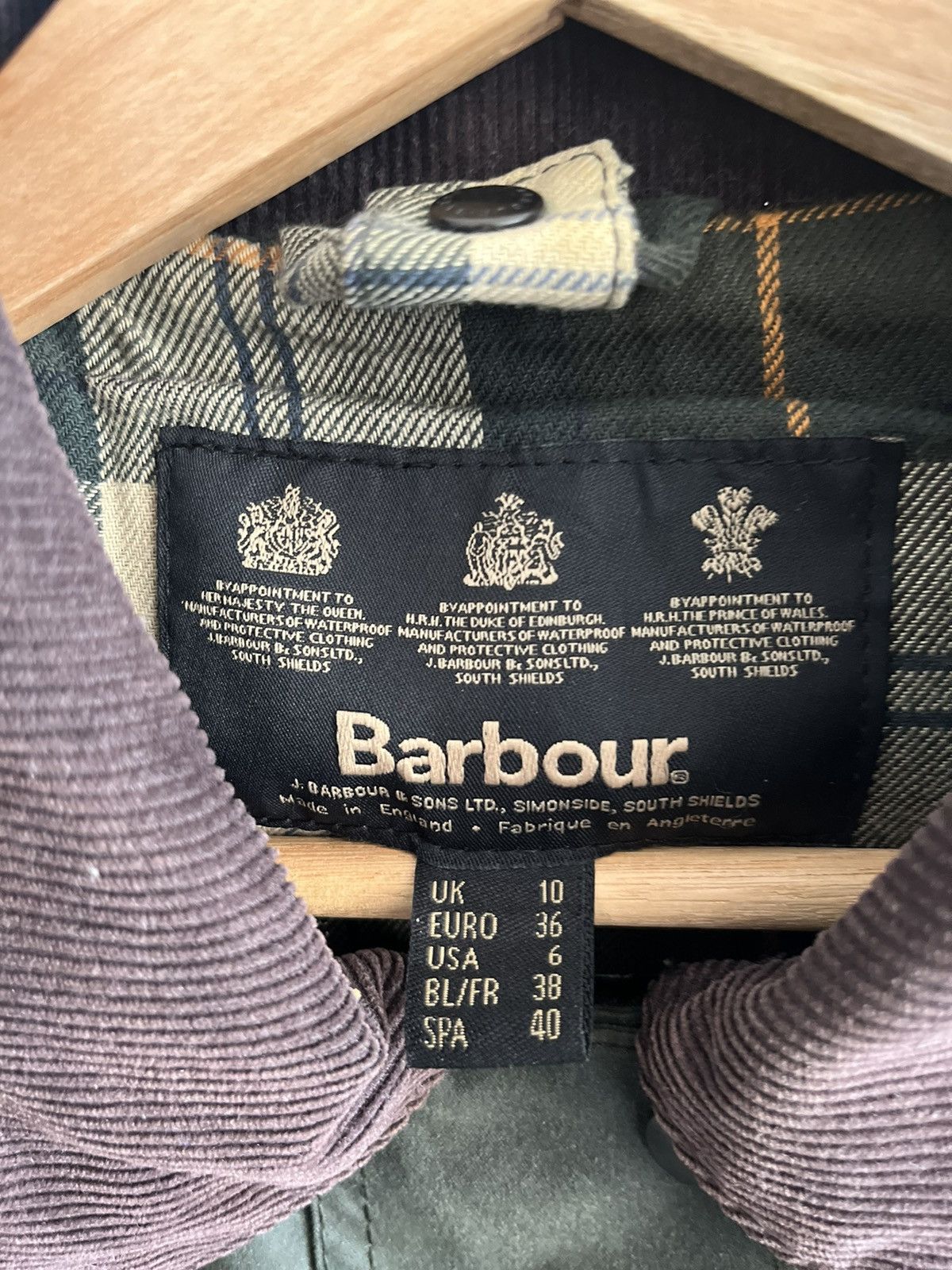 Barbour Barbour Waxed Olive Green Jacket Size M / US 6-8 / IT 42-44 - 3 Thumbnail