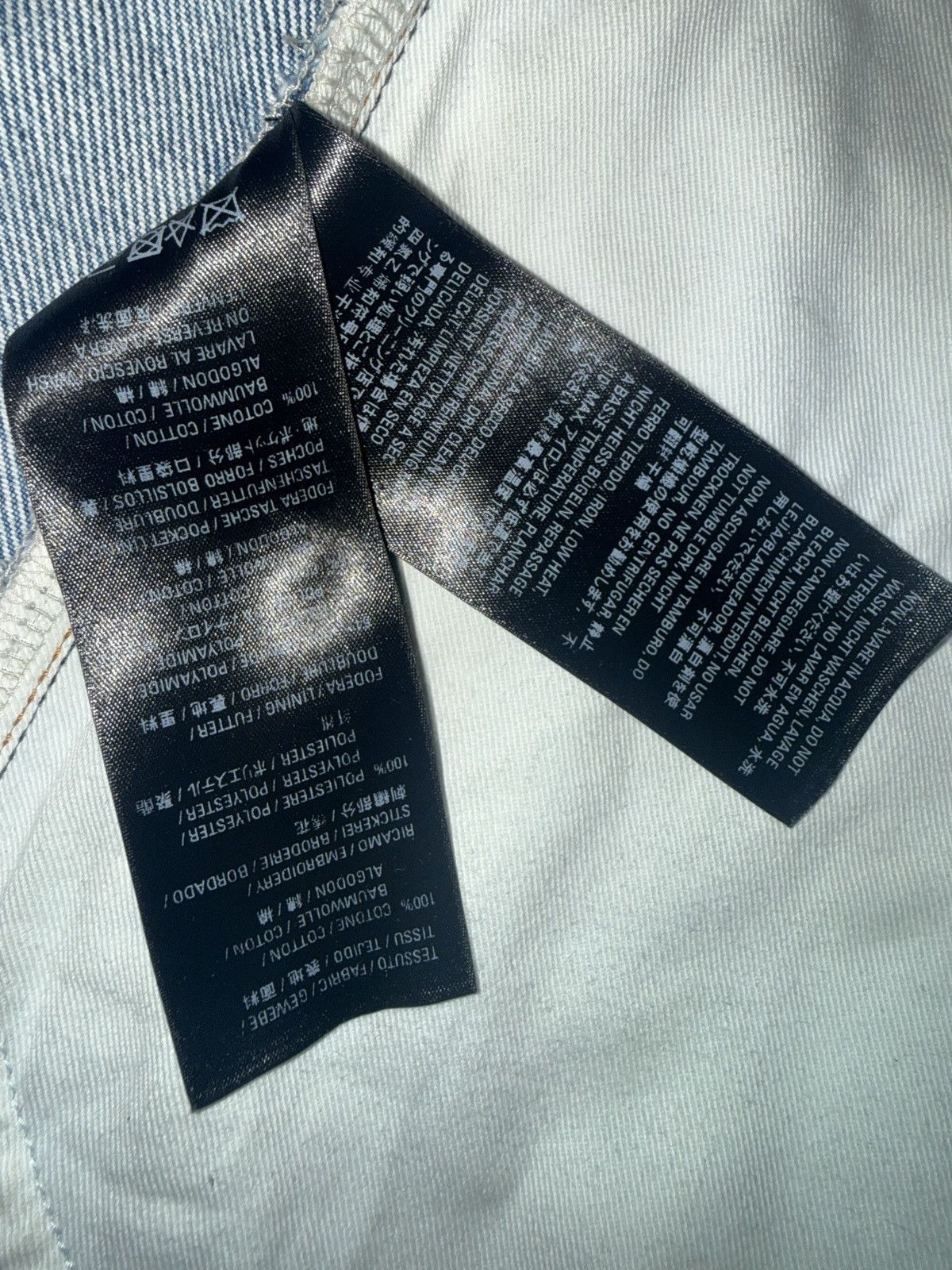 Balenciaga Balenciaga Double Layered Distressed logo Jeans Size US 30 / EU 46 - 7 Thumbnail