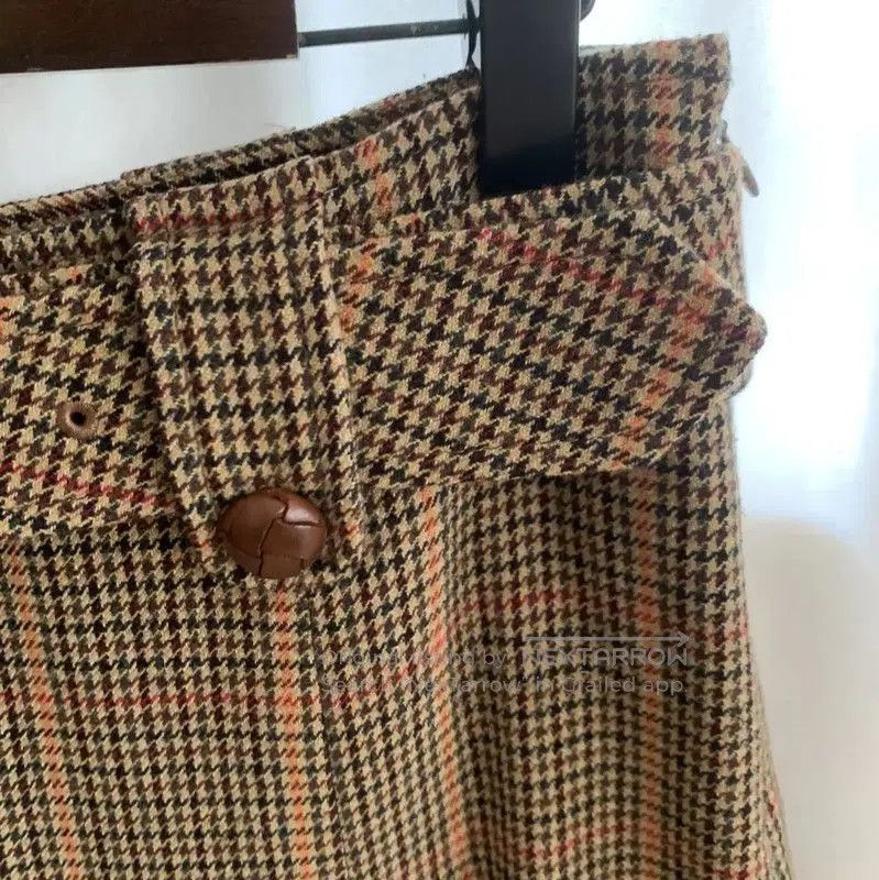 Burberry Burberry Women's Houndstooth Wool Skirt Size L. Size 30" / US 8 / IT 44 - 3 Thumbnail
