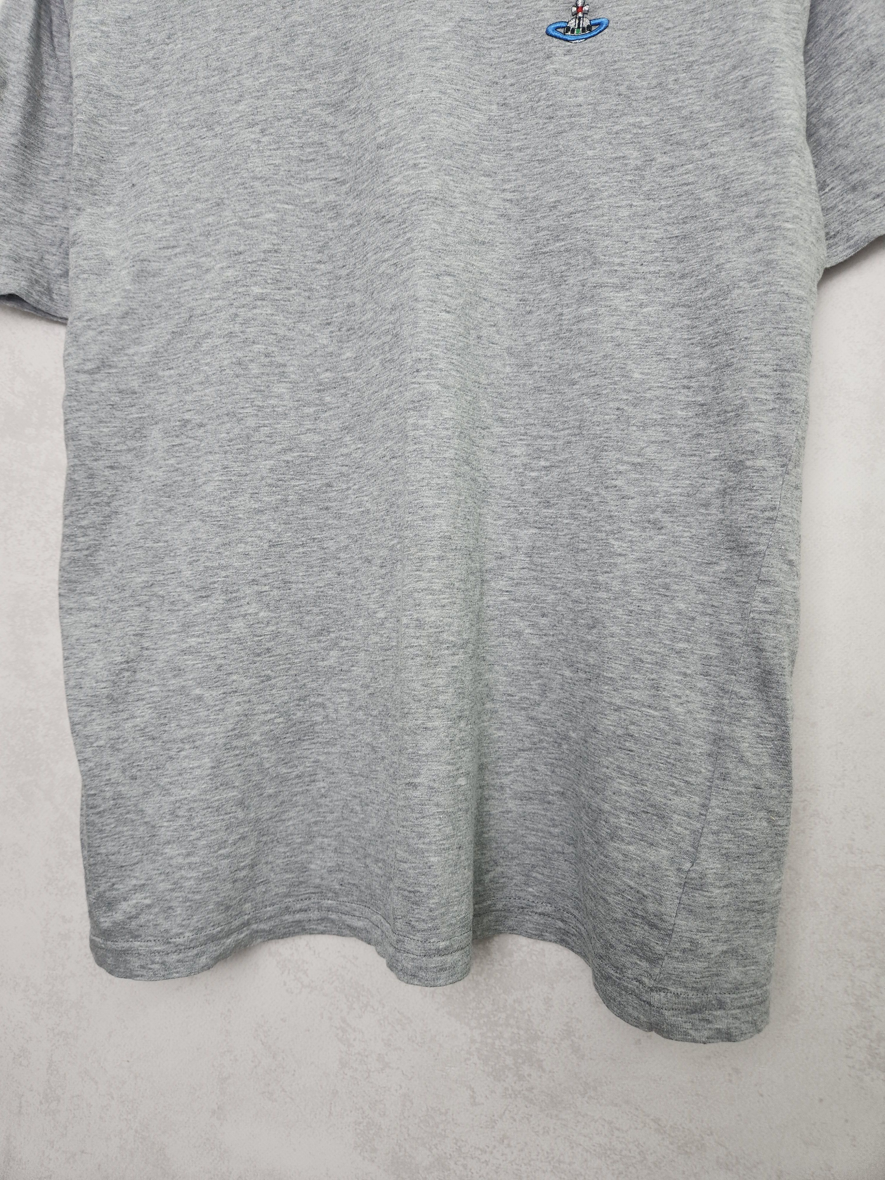 Vivienne Westwood Vivienne Westwood Man basic gray t shirt logo size L Size US L / EU 52-54 / 3 - 3 Thumbnail