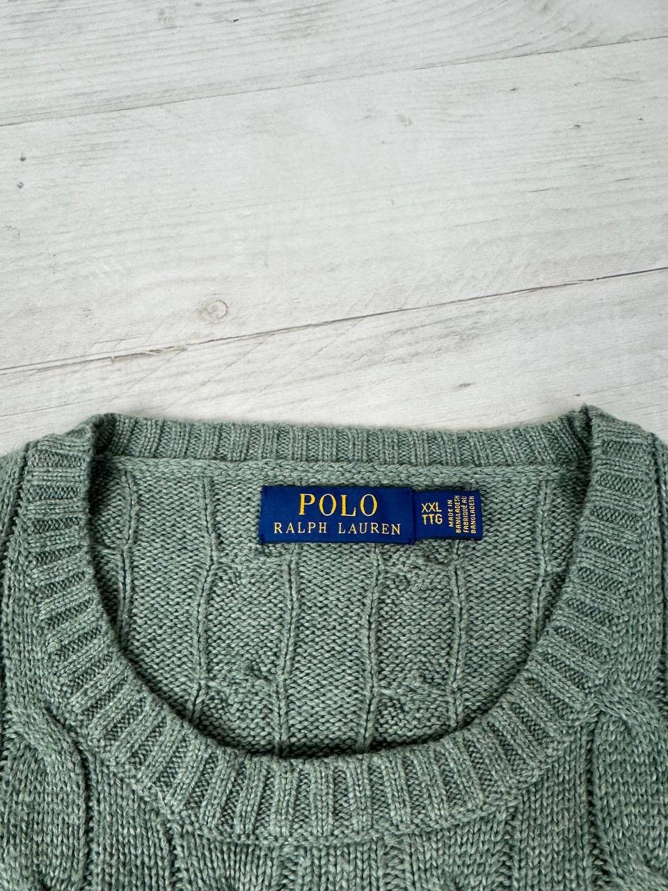 Polo Ralph Lauren Vintage Polo Ralph Lauren Cable Knit Sweater Size US XXL / EU 58 / 5 - 4 Thumbnail