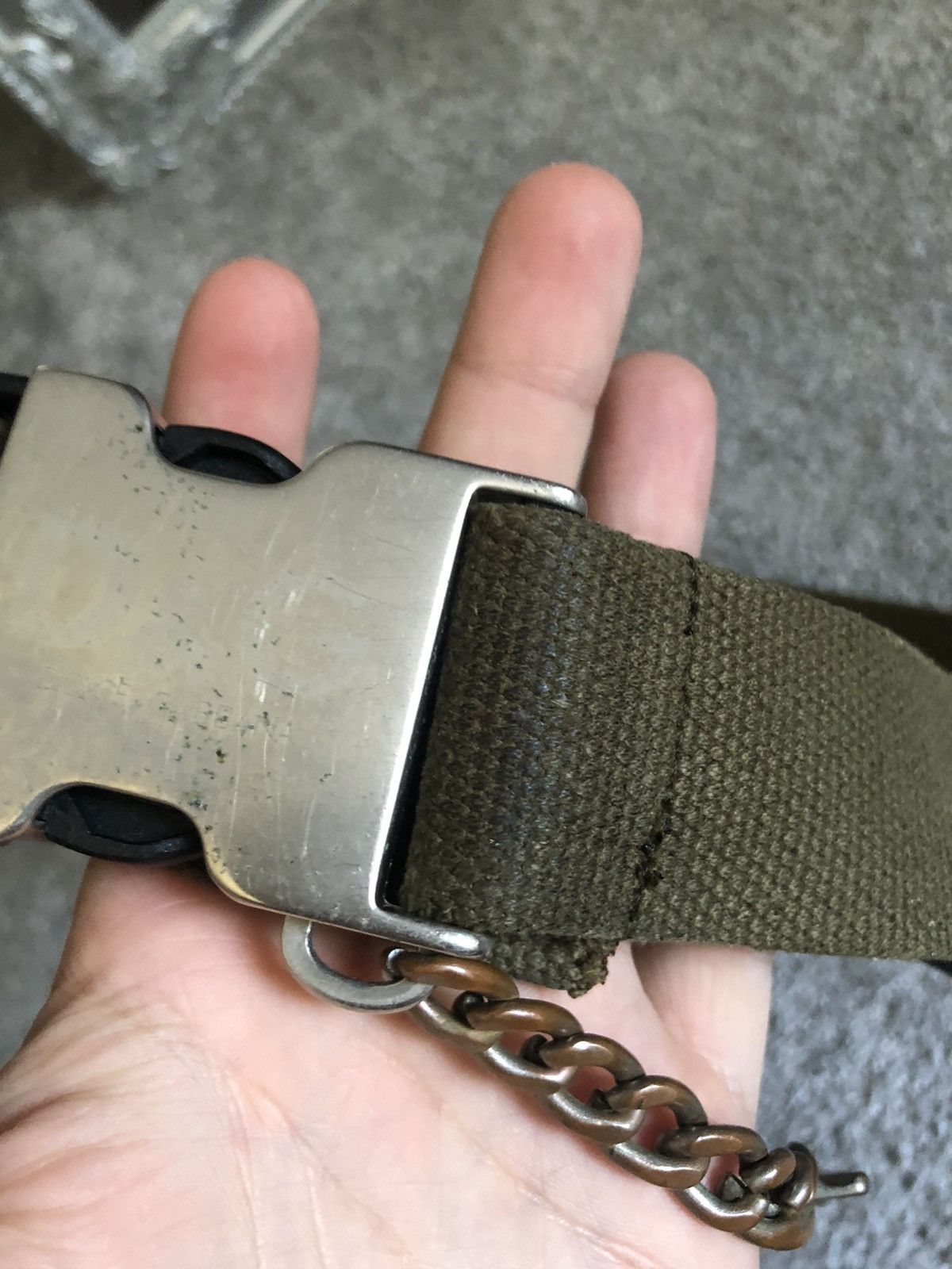 Dolce & Gabbana × Vintage VINTAGE Y2K DOLCE AND GABBANA MILITARY BELT Size ONE SIZE - 8 Thumbnail