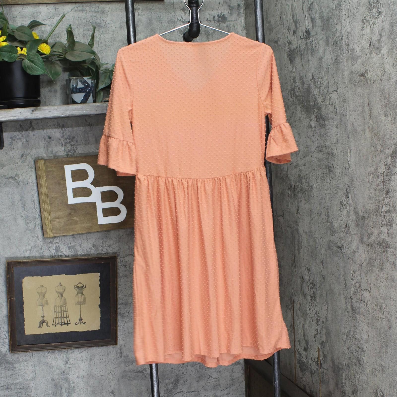 Other Nwt Ny Collection Womens V-neck Shift Dress Tawny Orange Pm Size M / US 6-8 / IT 42-44 - 2 Thumbnail